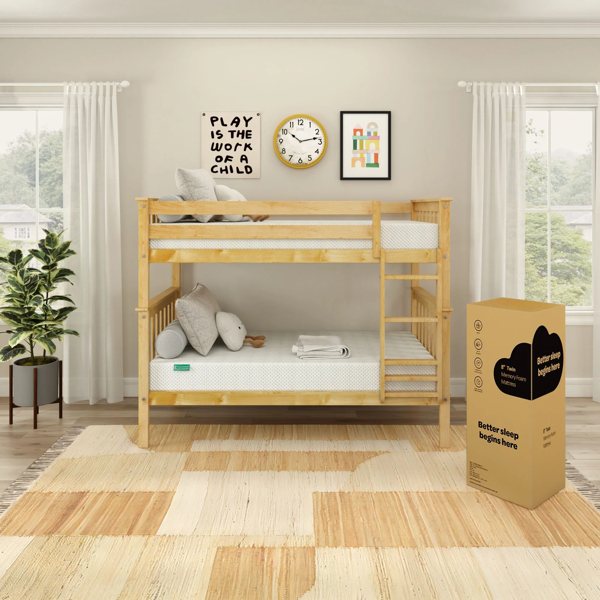 2 x 8" Memory Foam Mattress and Cover Bundle - Image 23