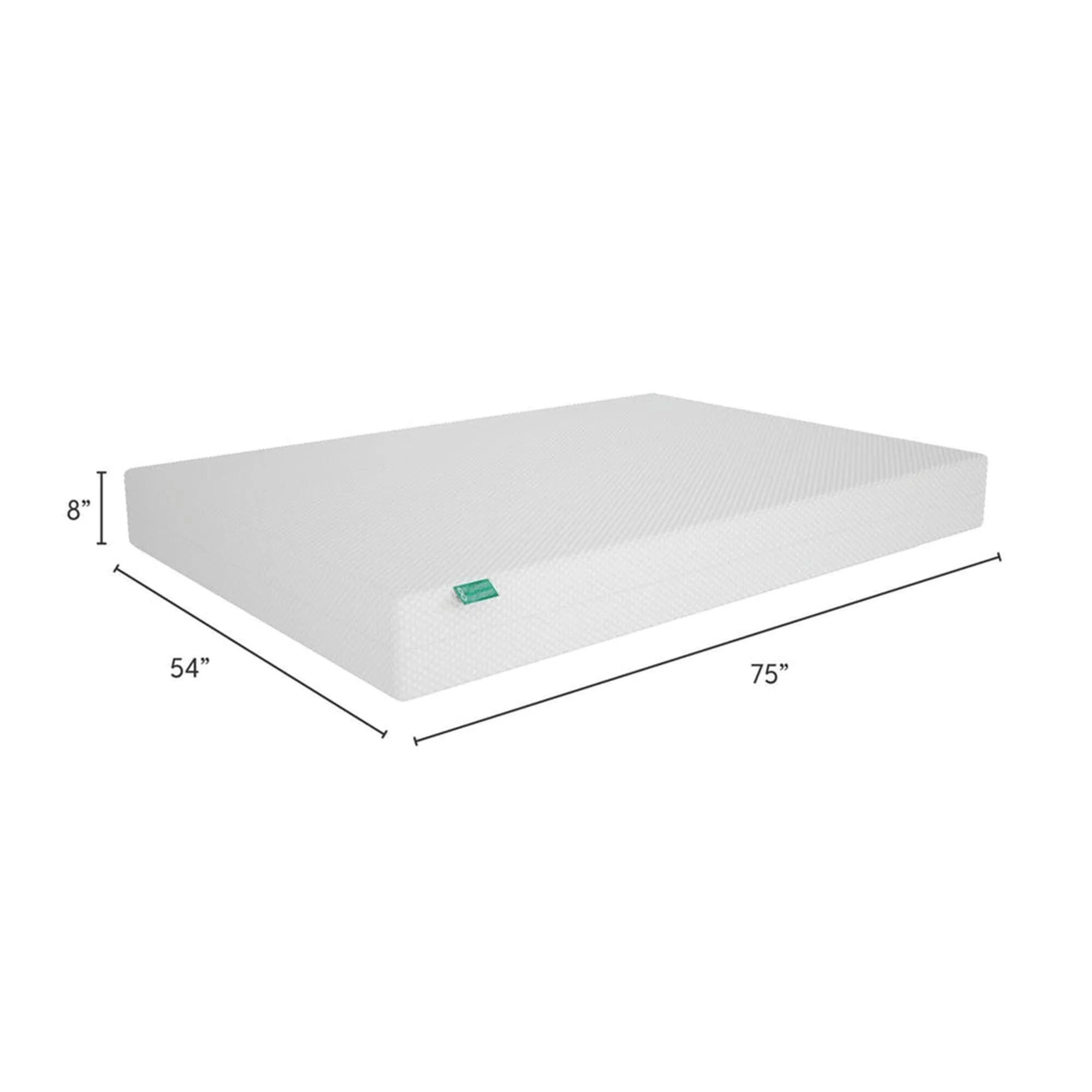 2 x 8" Memory Foam Mattress and Cover Bundle - Image 6