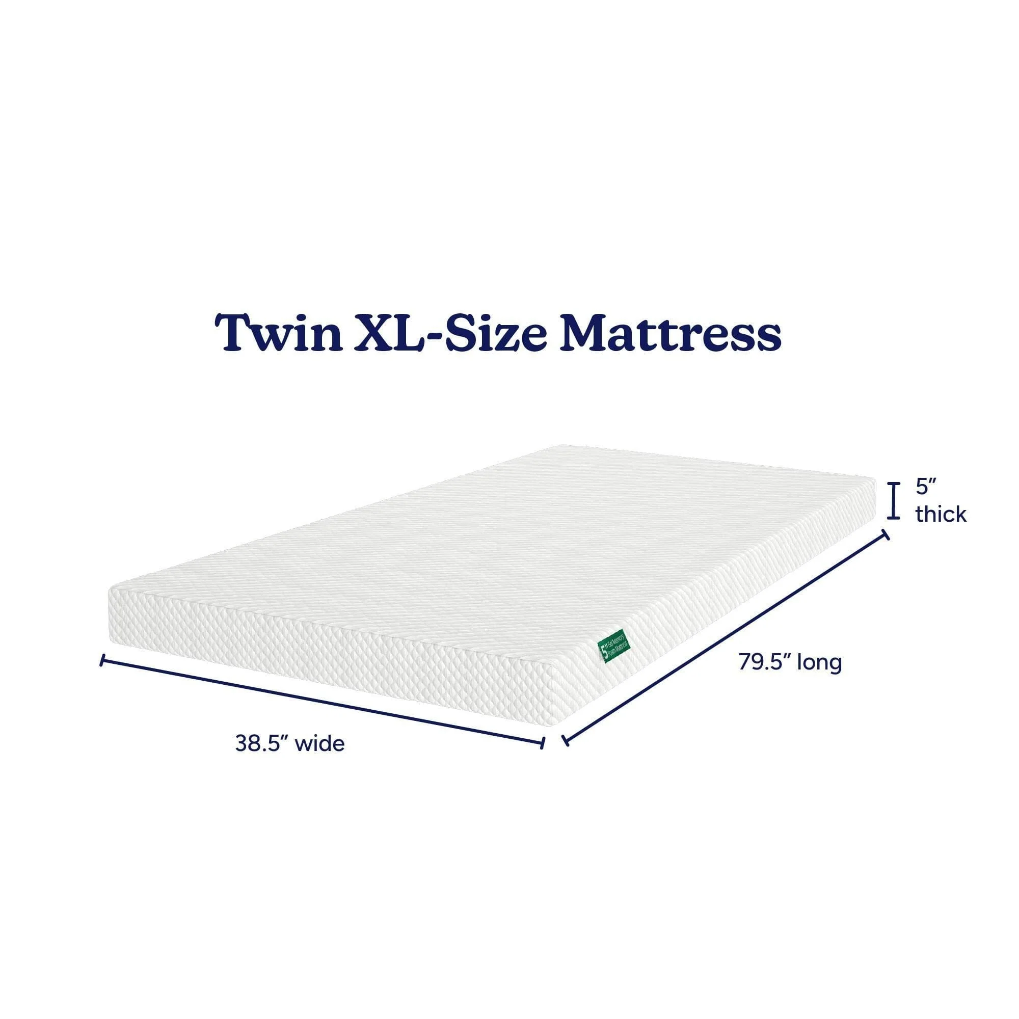 5-Inch Twin XL Memory Foam Mattress - Image 4
