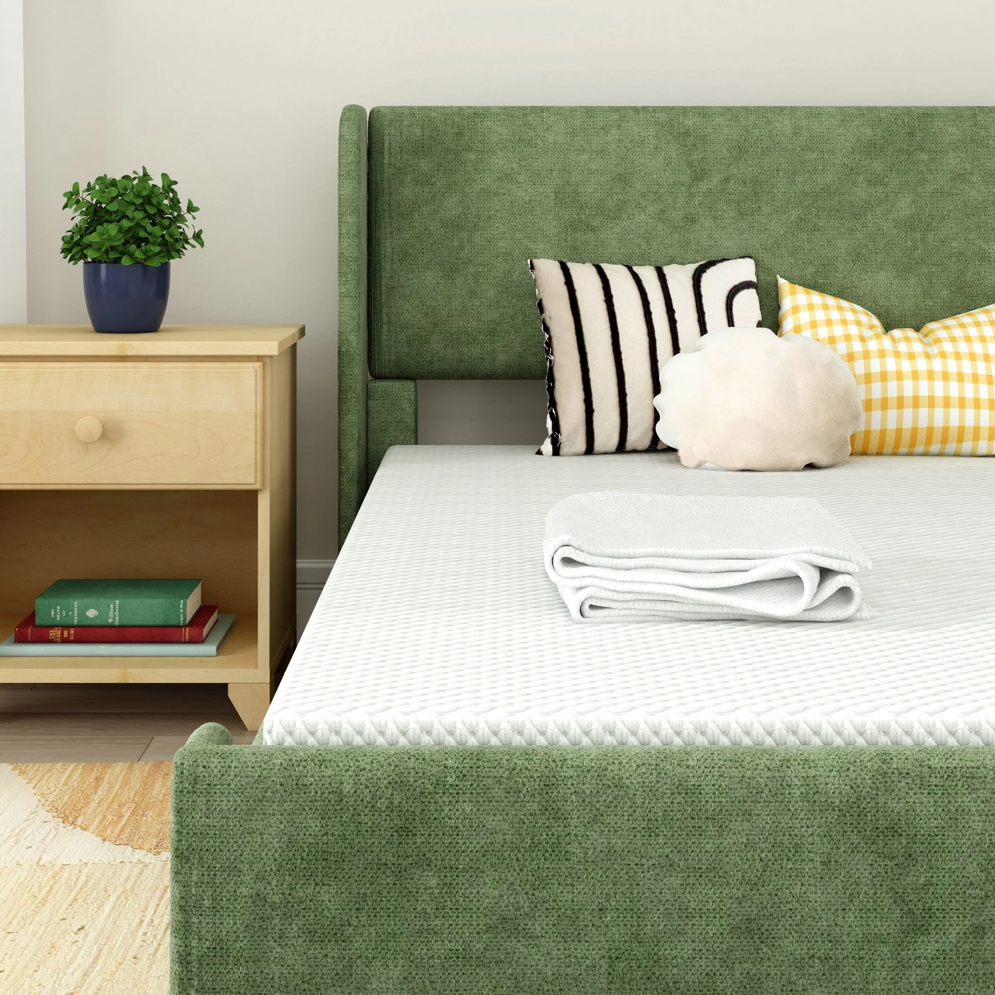 5" Memory Foam Mattress and Cover Bundle - Image 4