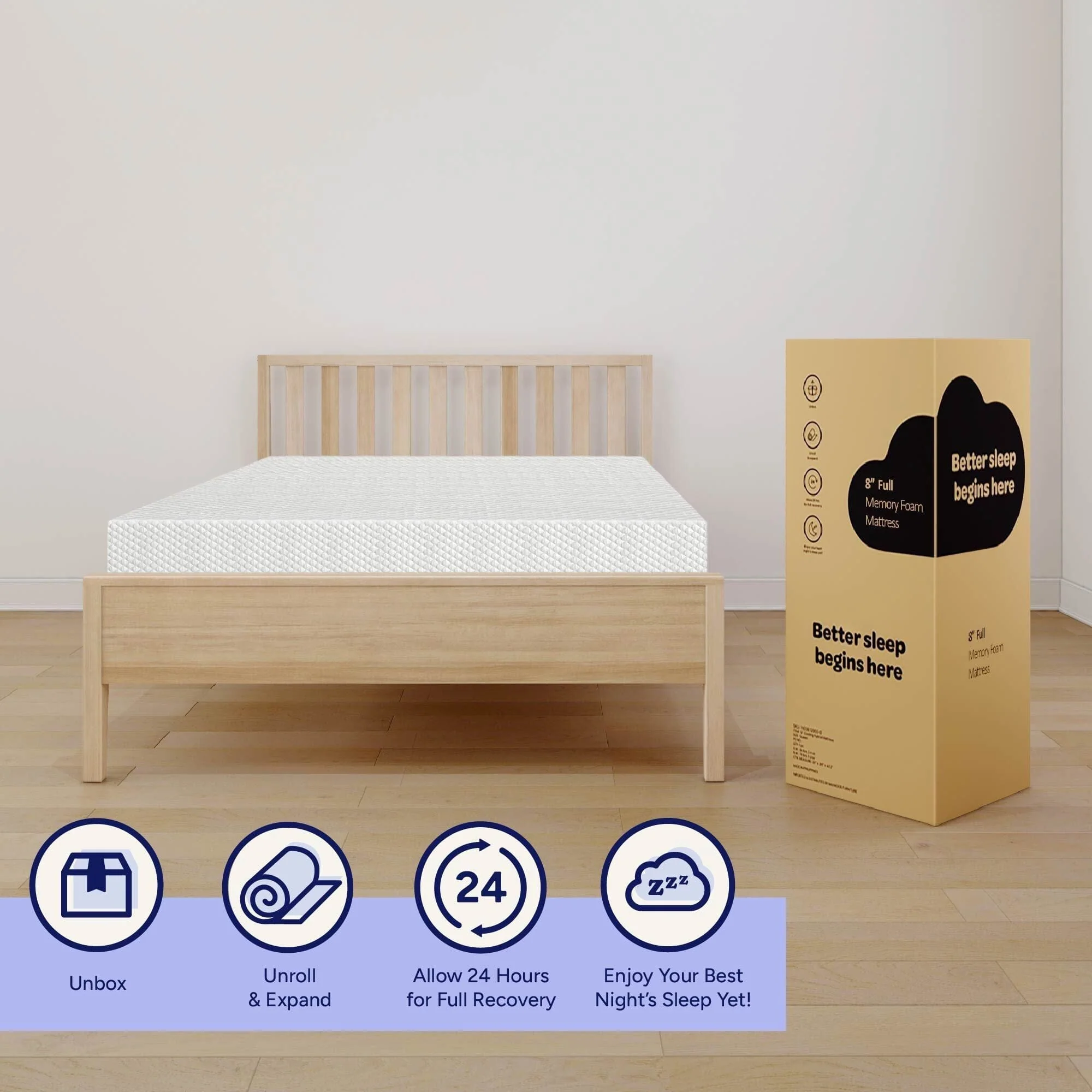 8-Inch Full Memory Foam Mattress - Image 10