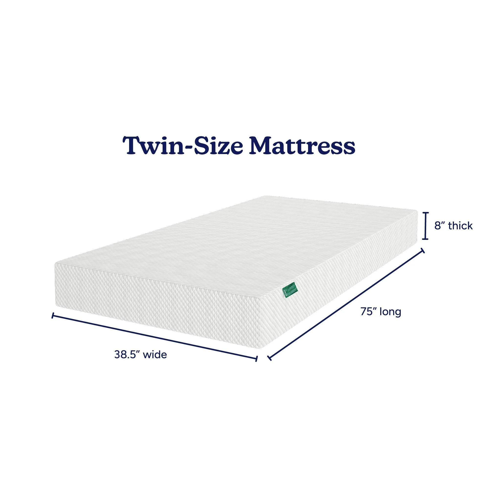 8-Inch Twin & Full Memory Foam Mattress Bundle - Image 4