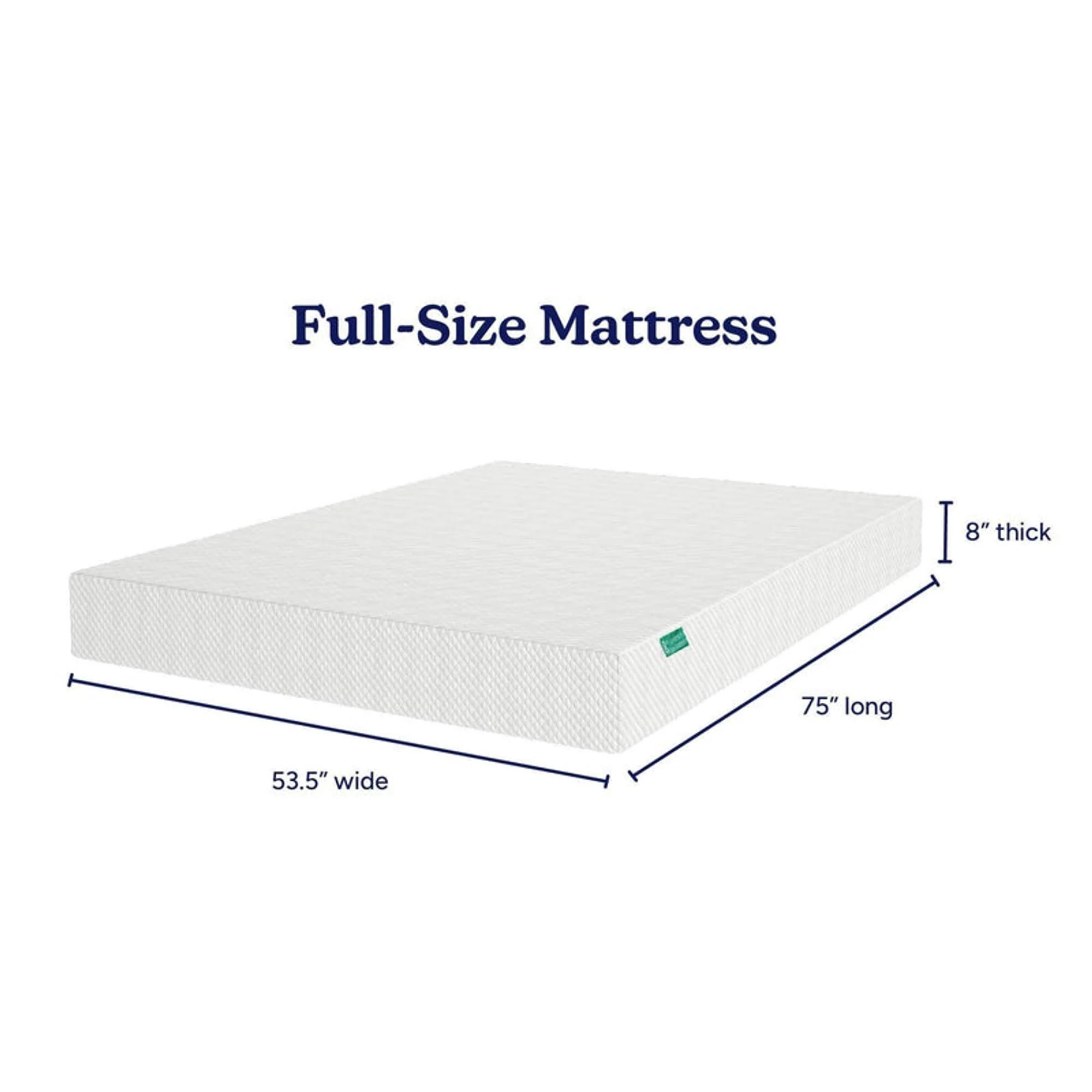 8-Inch Twin & Full Memory Foam Mattress Bundle - Image 5