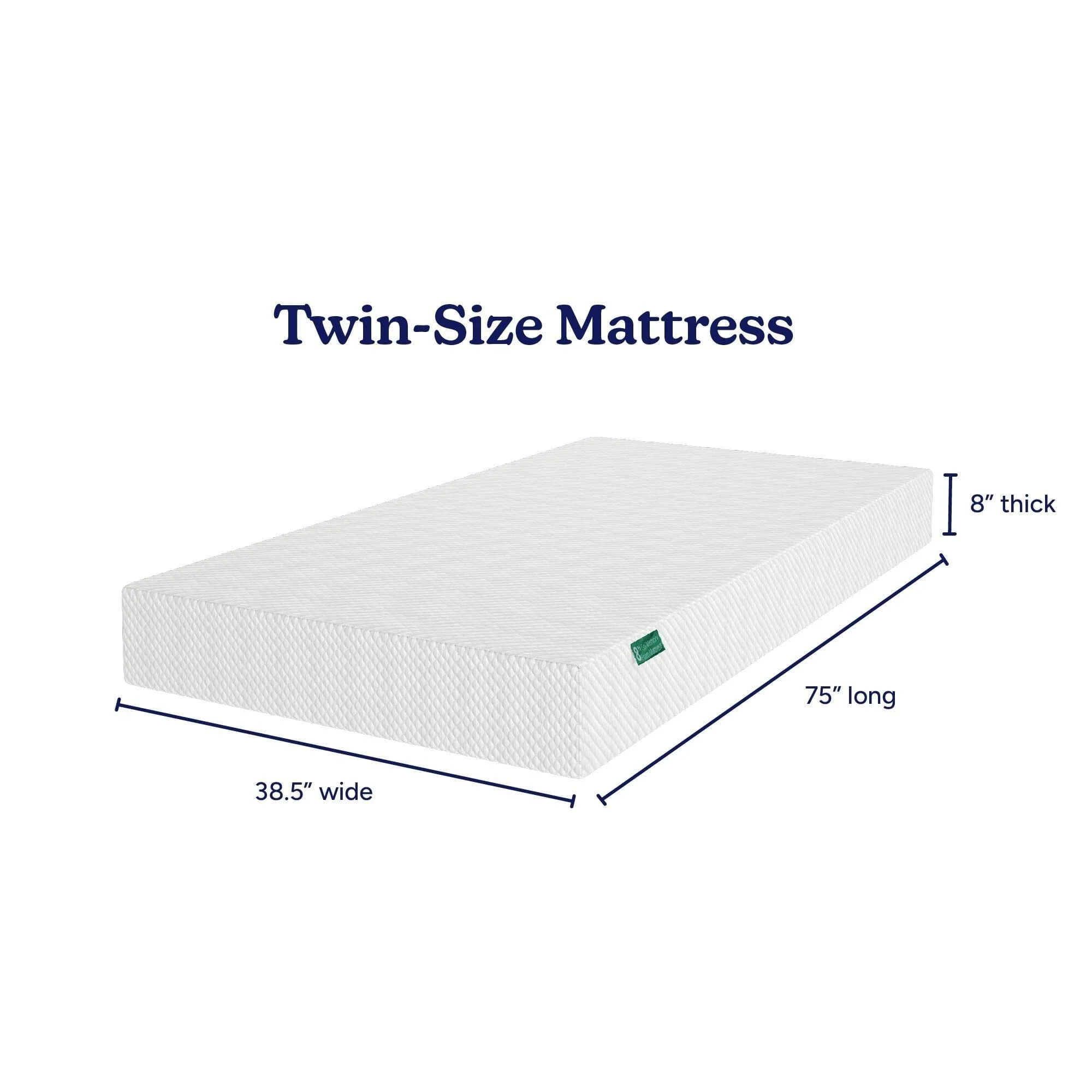 8-Inch Twin Memory Foam Mattress - Image 4