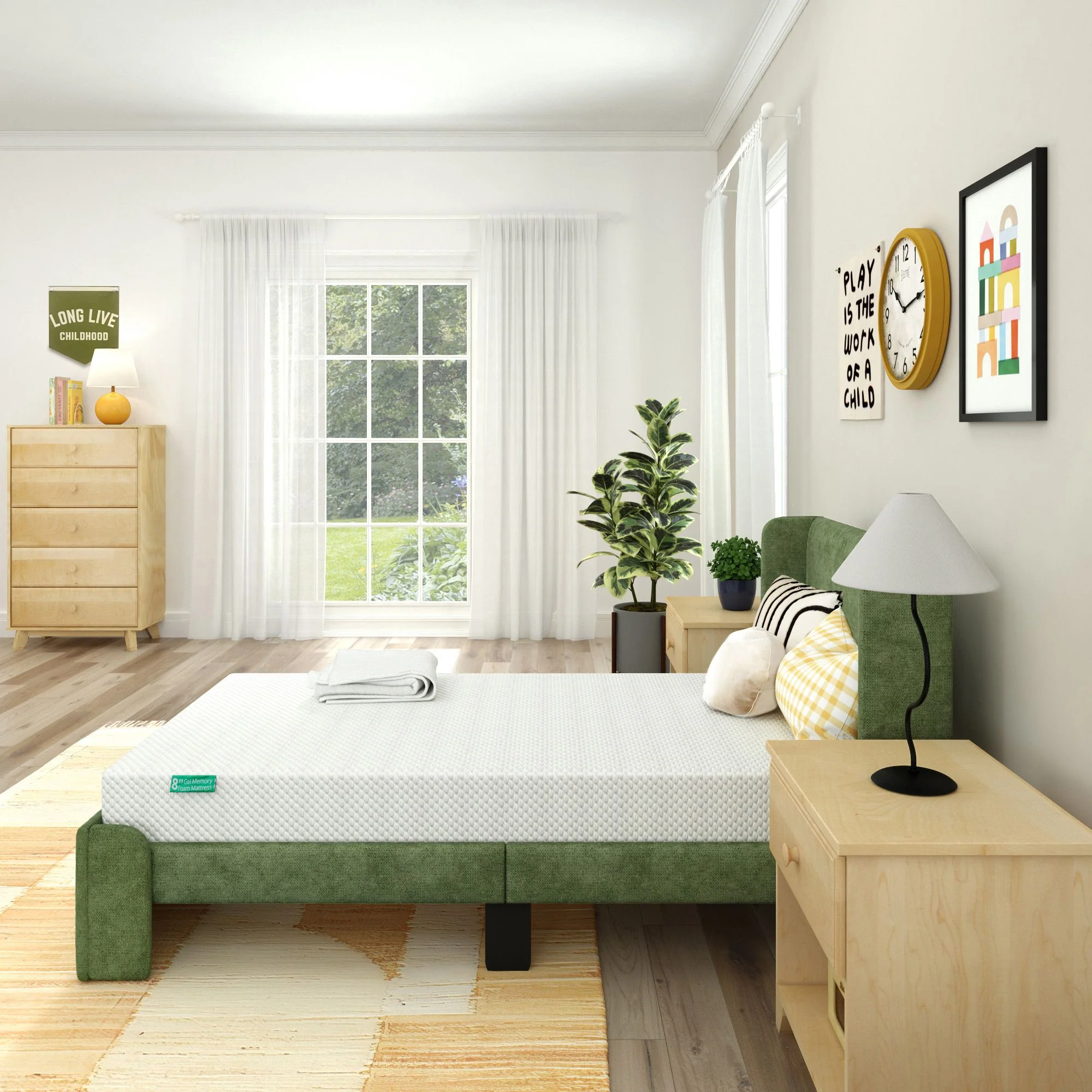 8" Memory Foam Mattress and Cover Bundle - Image 11