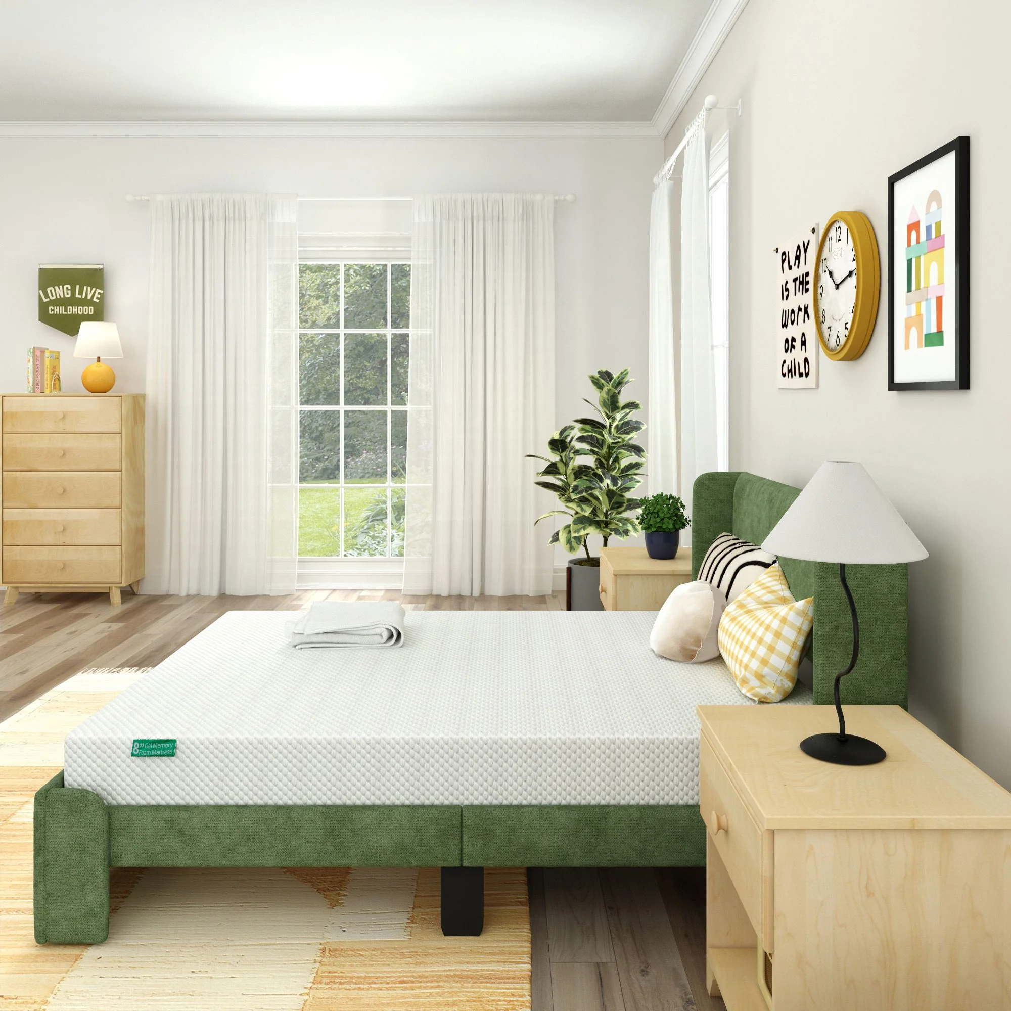 8" Memory Foam Mattress and Cover Bundle - Image 12
