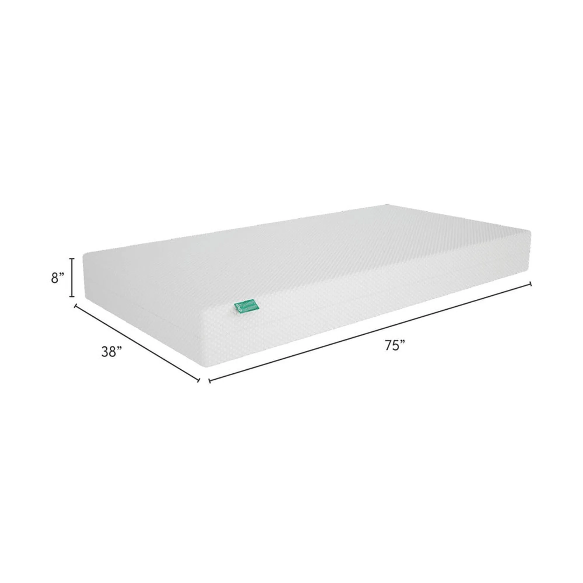 8" Memory Foam Mattress and Cover Bundle - Image 5
