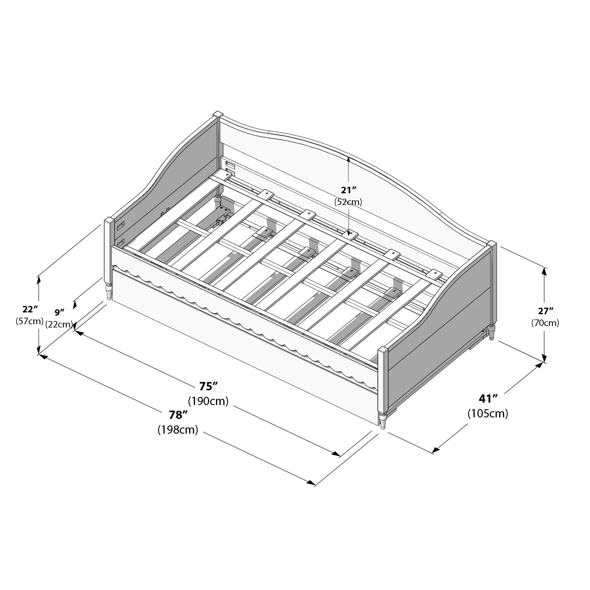 Charlotte Daybed With Trundle - Image 31