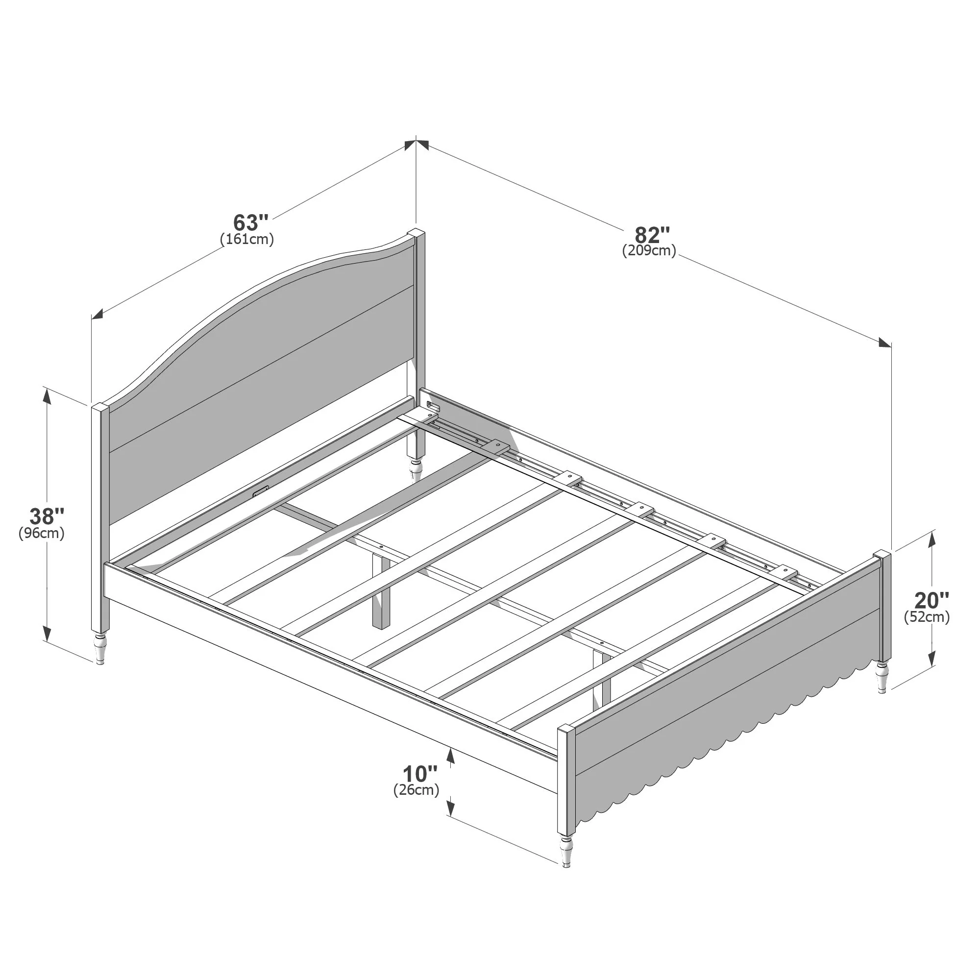 Charlotte Queen Bed - Image 27