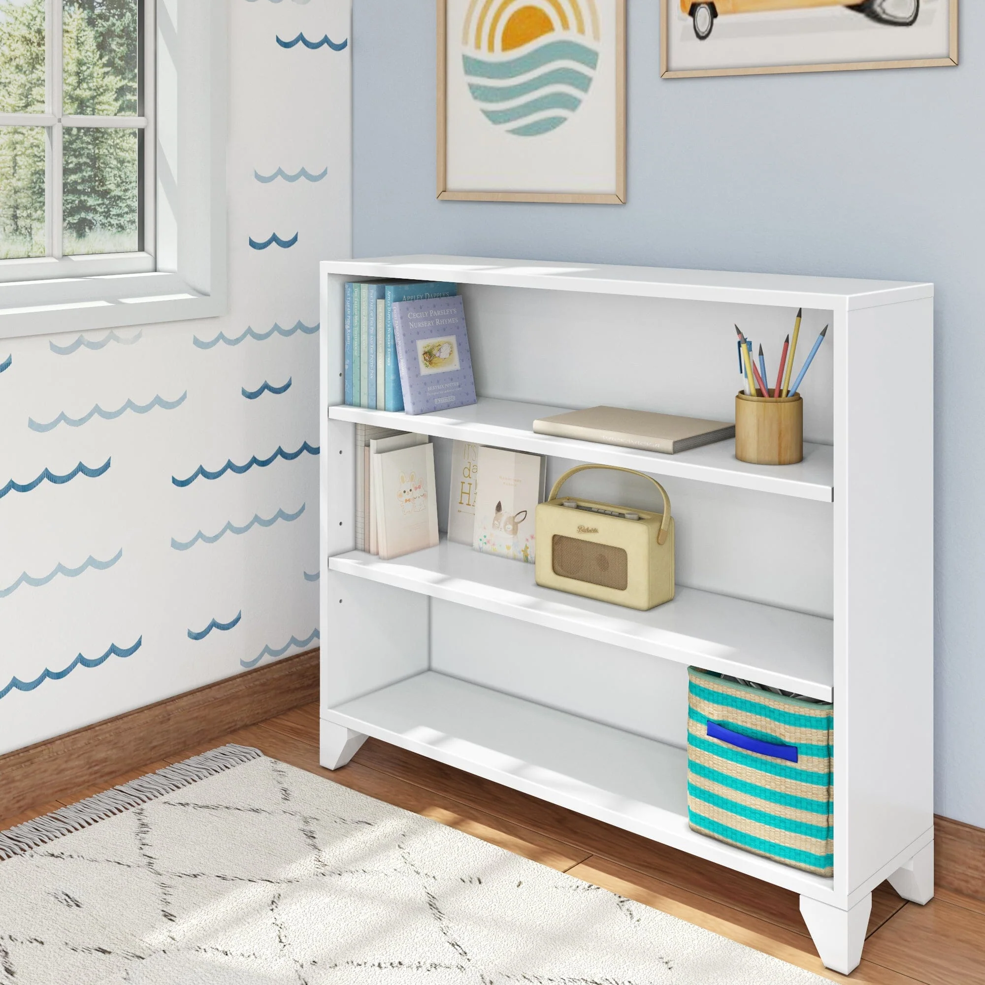 Classic 3-Shelf Bookcase - Image 12