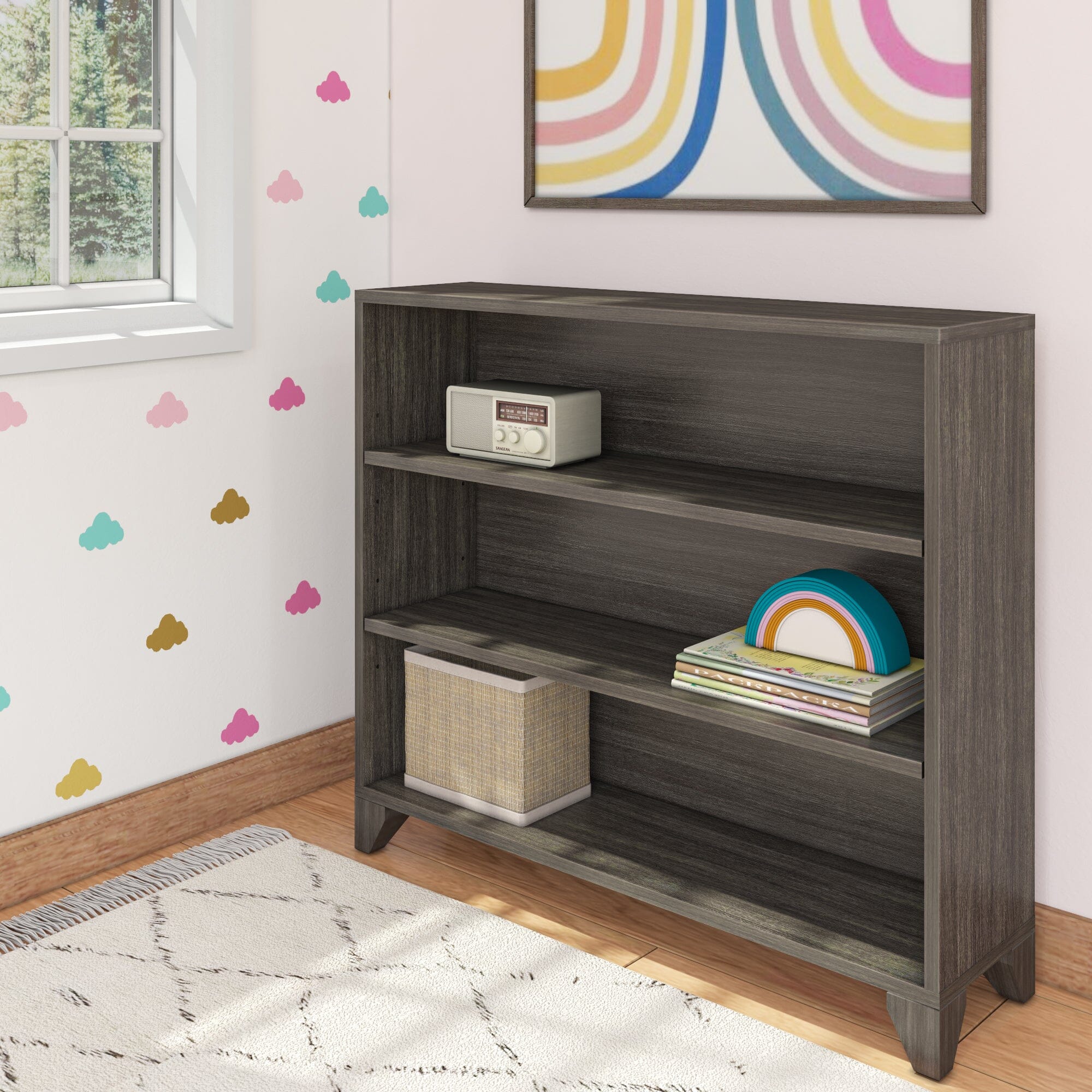 Classic 3-Shelf Bookcase - Image 13