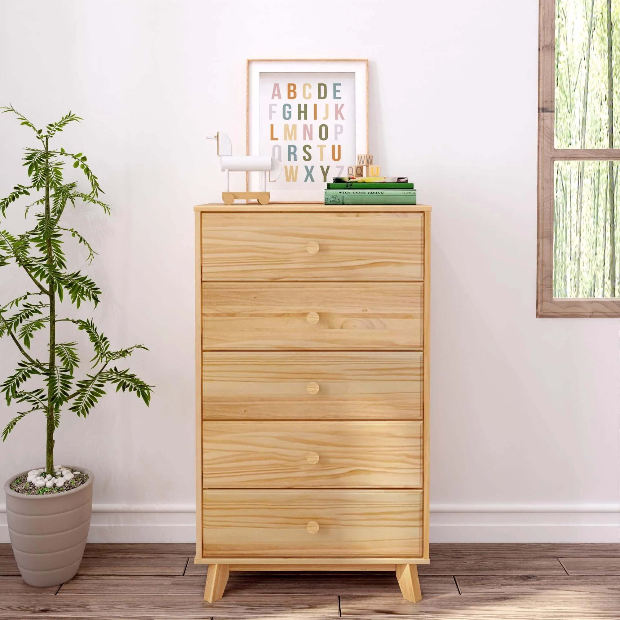 Classic 5-Drawer Dresser - Image 7