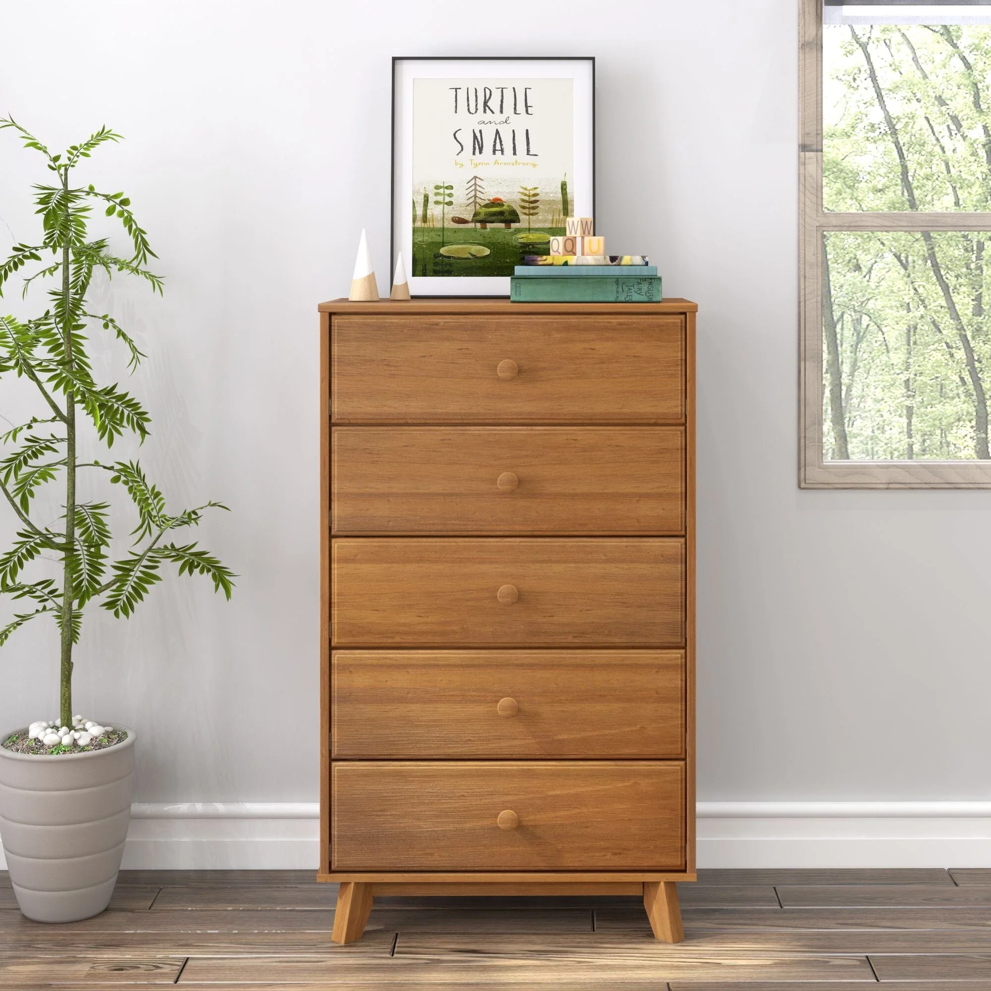 Classic 5-Drawer Dresser - Image 9