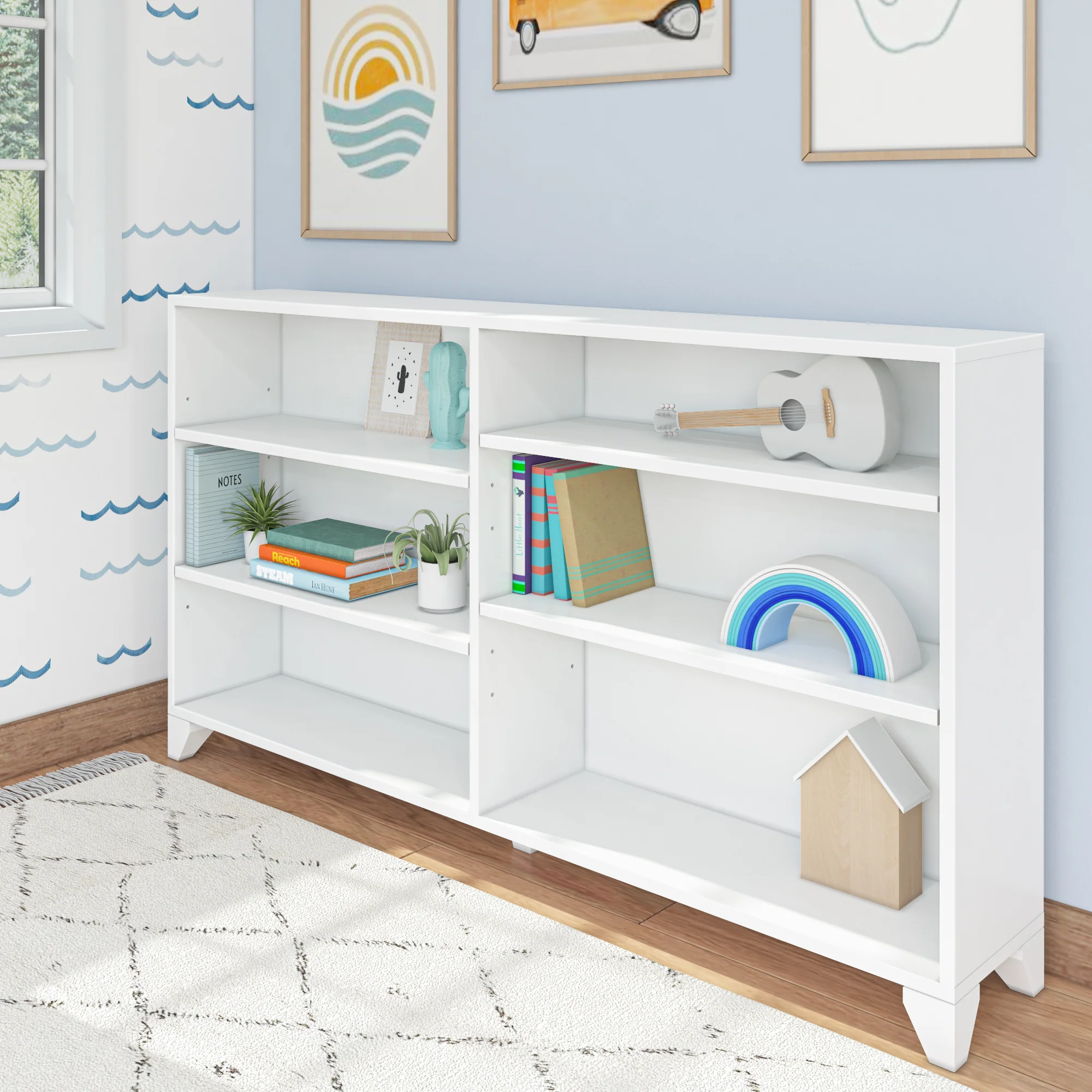 Classic 6-Shelf Bookcase - Image 11