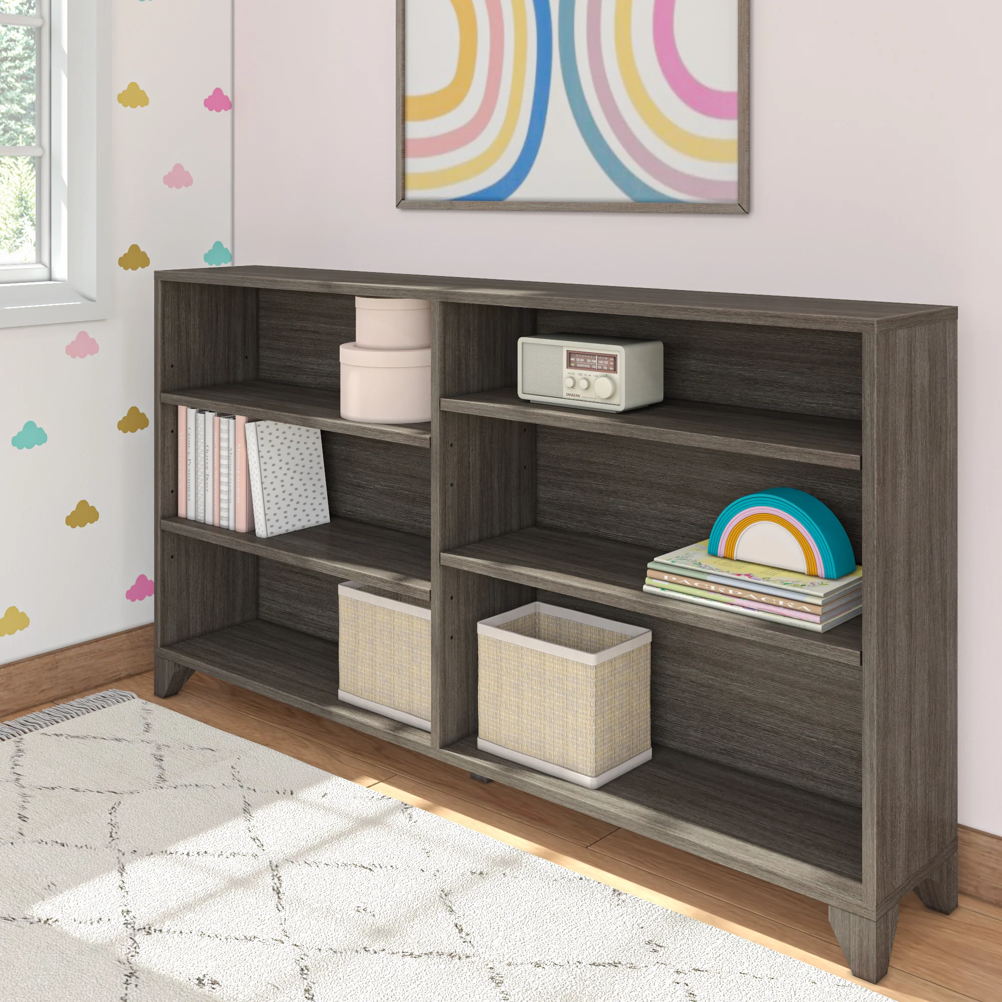 Classic 6-Shelf Bookcase - Image 12