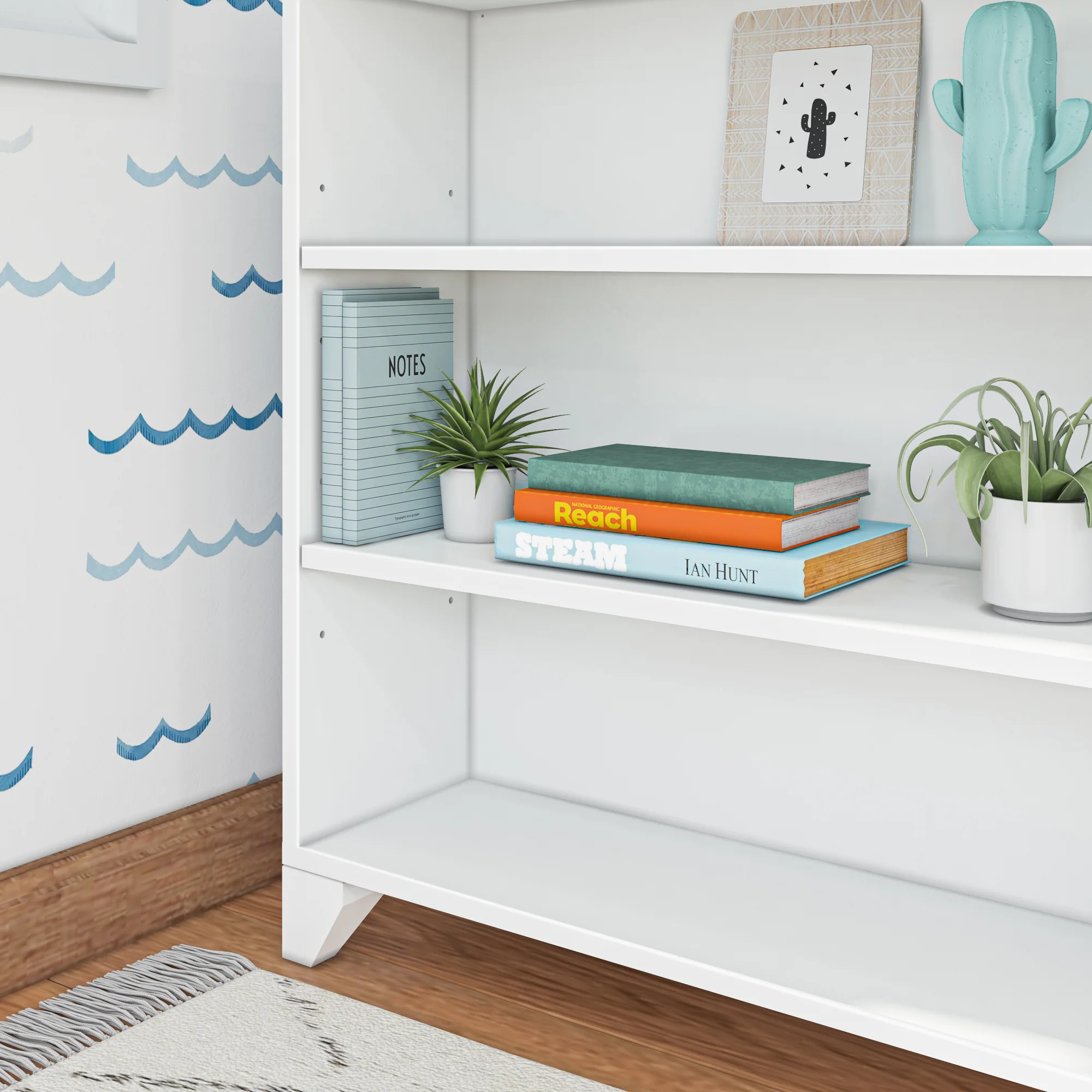 Classic 6-Shelf Bookcase - Image 9