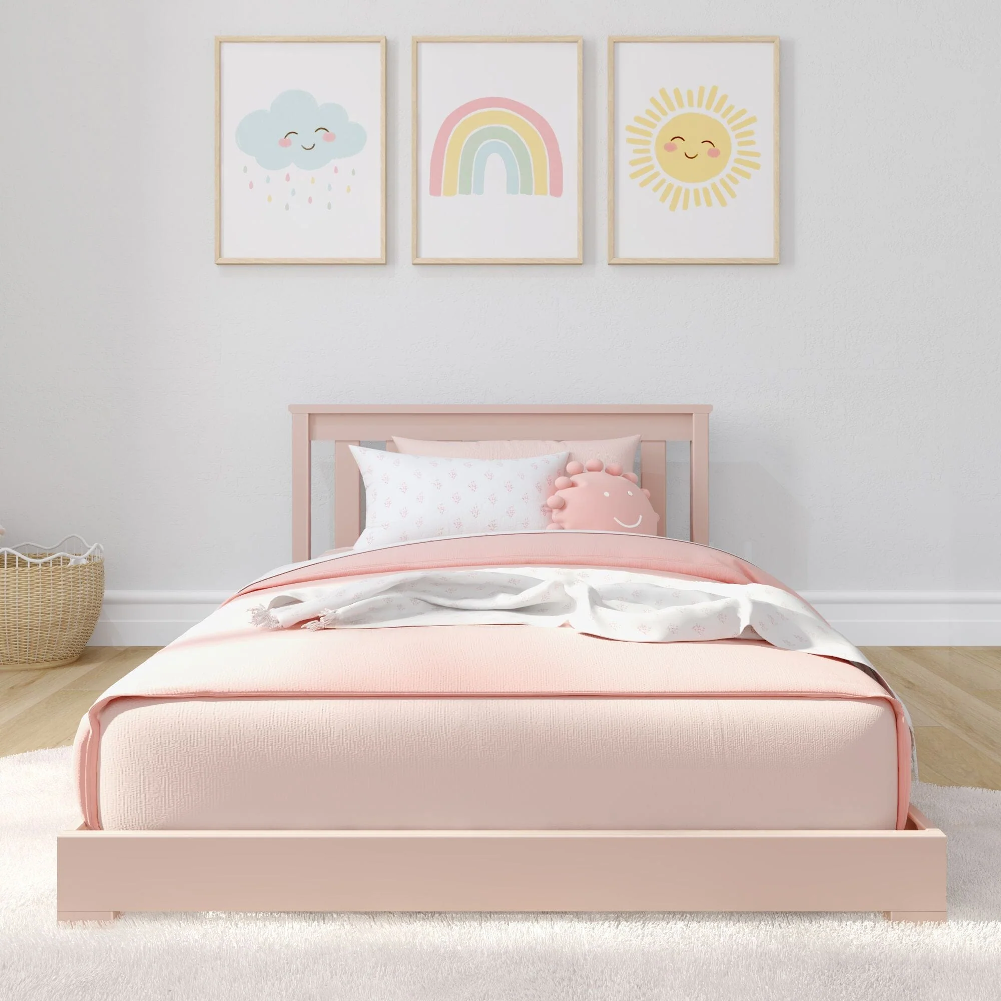 Classic Twin Floor Bed - Image 10