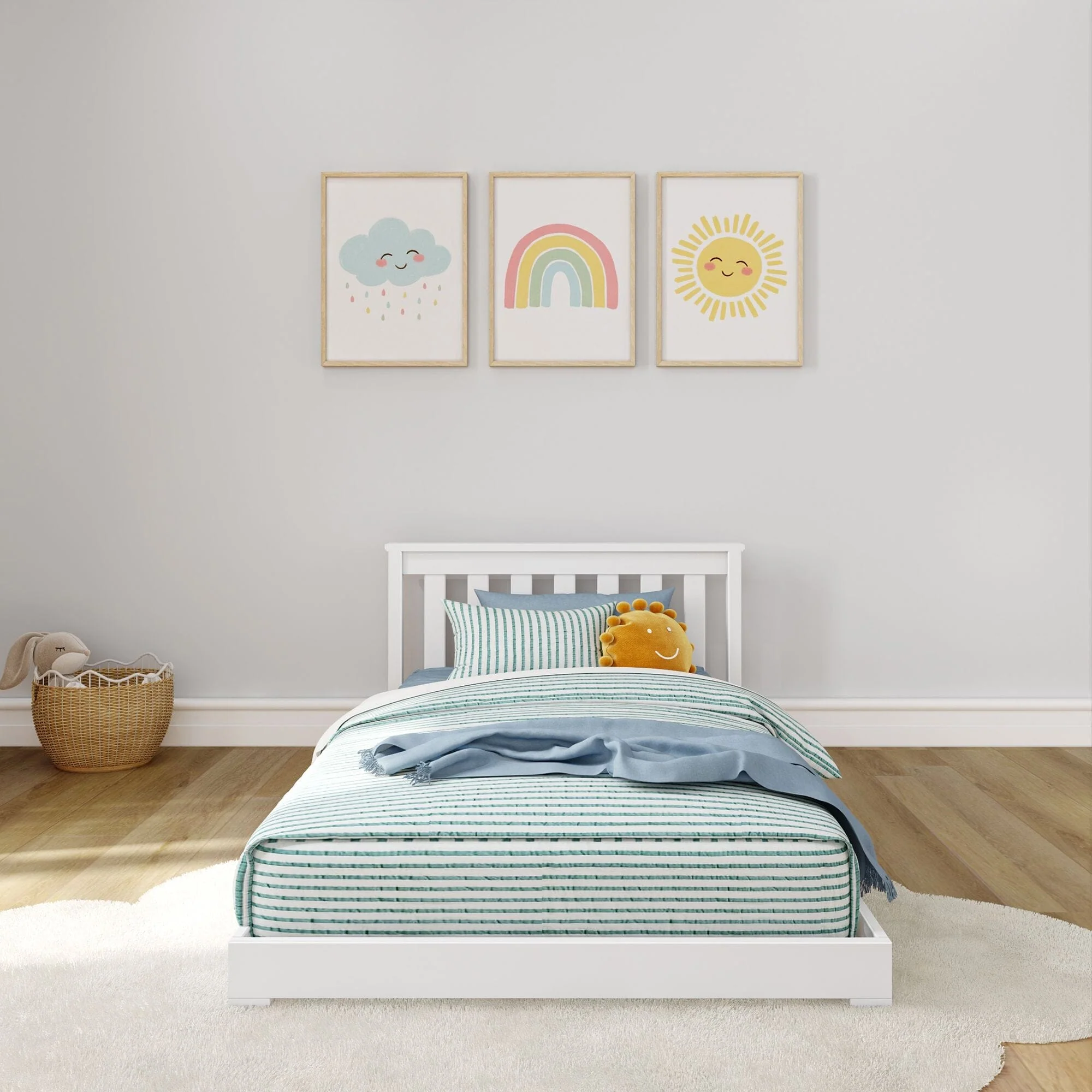 Classic Twin Floor Bed - Image 6