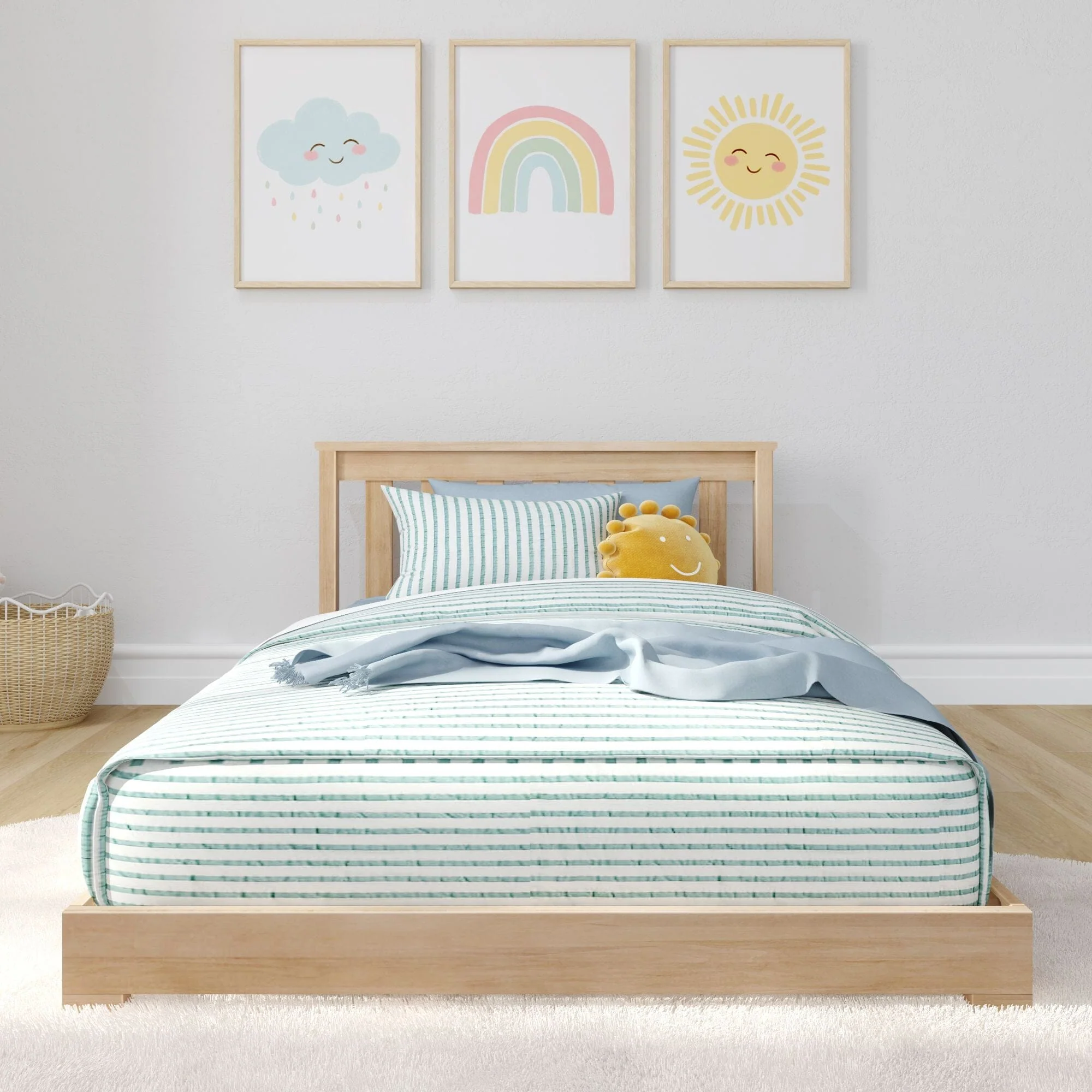 Classic Twin Floor Bed - Image 7