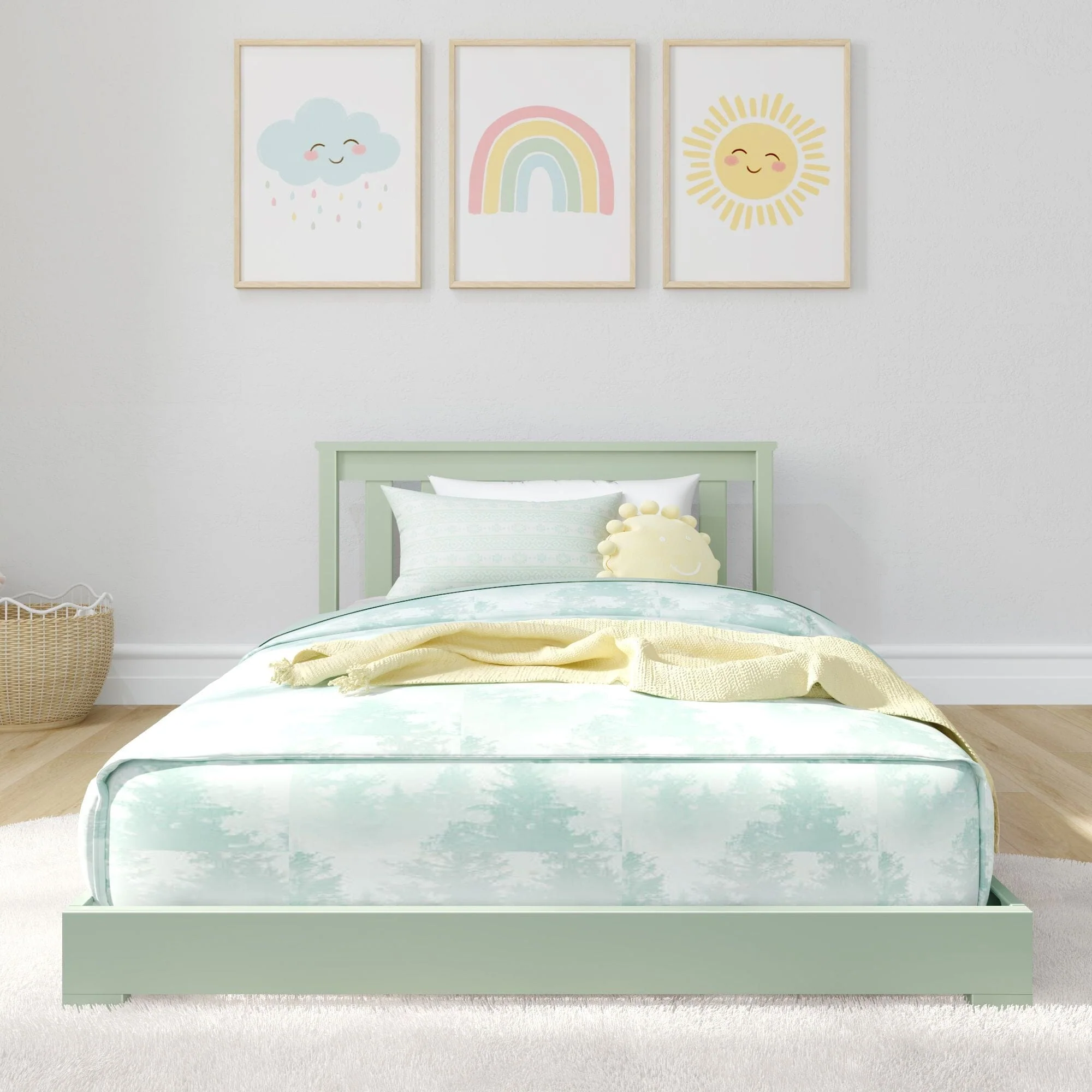 Classic Twin Floor Bed - Image 8