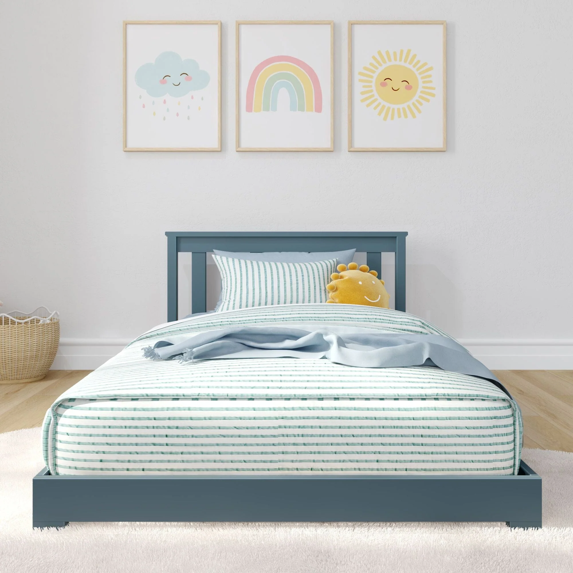Classic Twin Floor Bed - Image 9