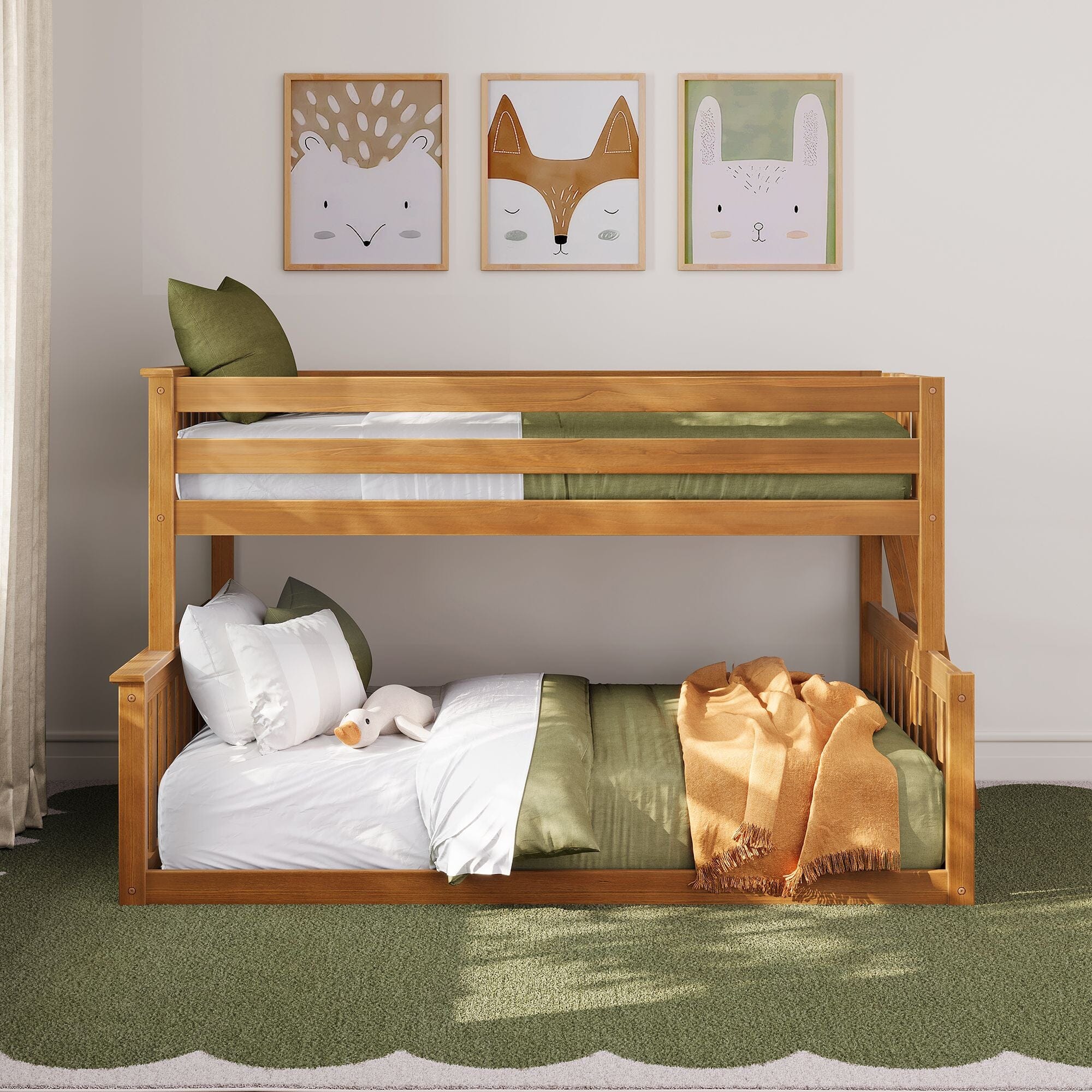 Twin Over Full Low Bunk Bed - Image 5