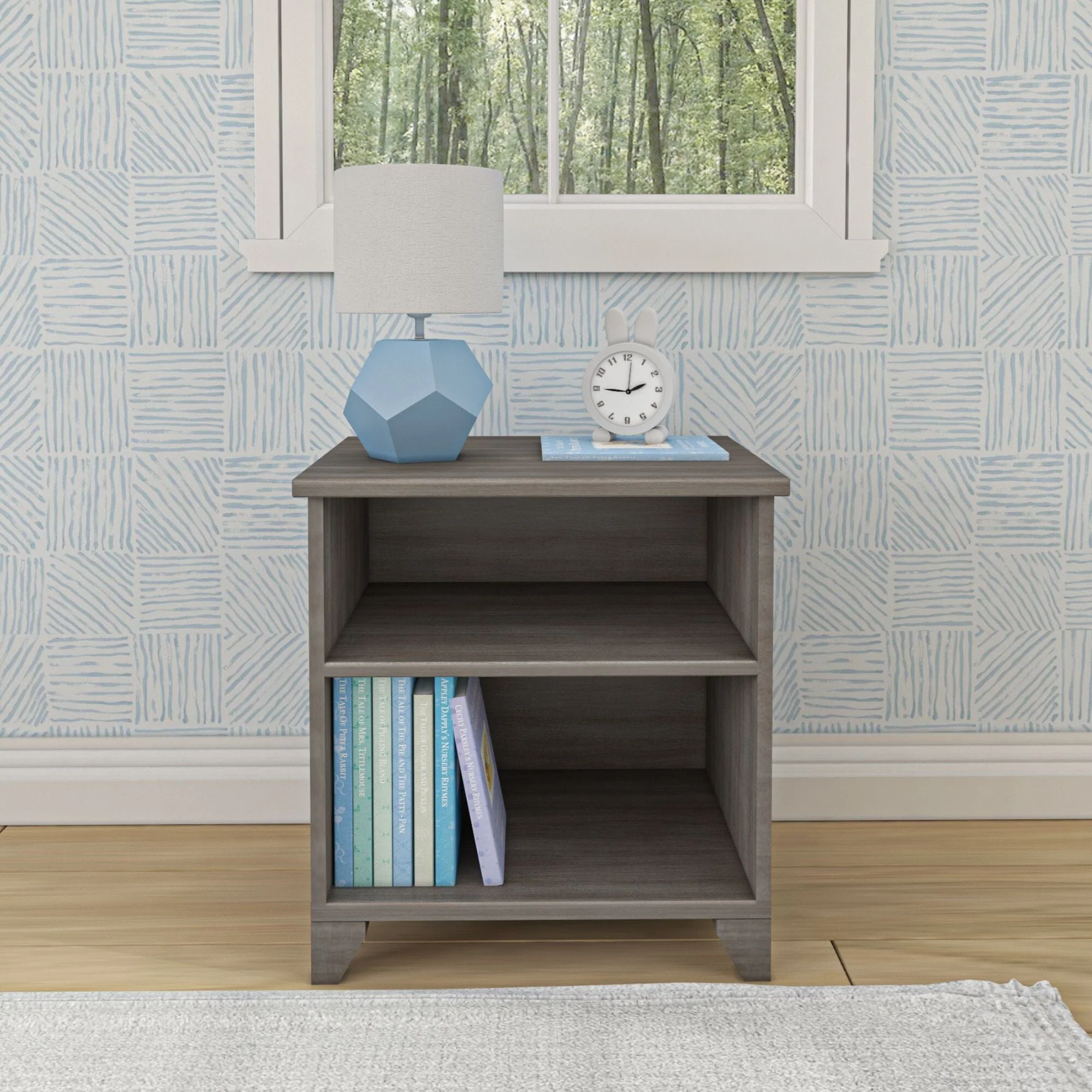 Classic Nightstand with Shelves - Image 10