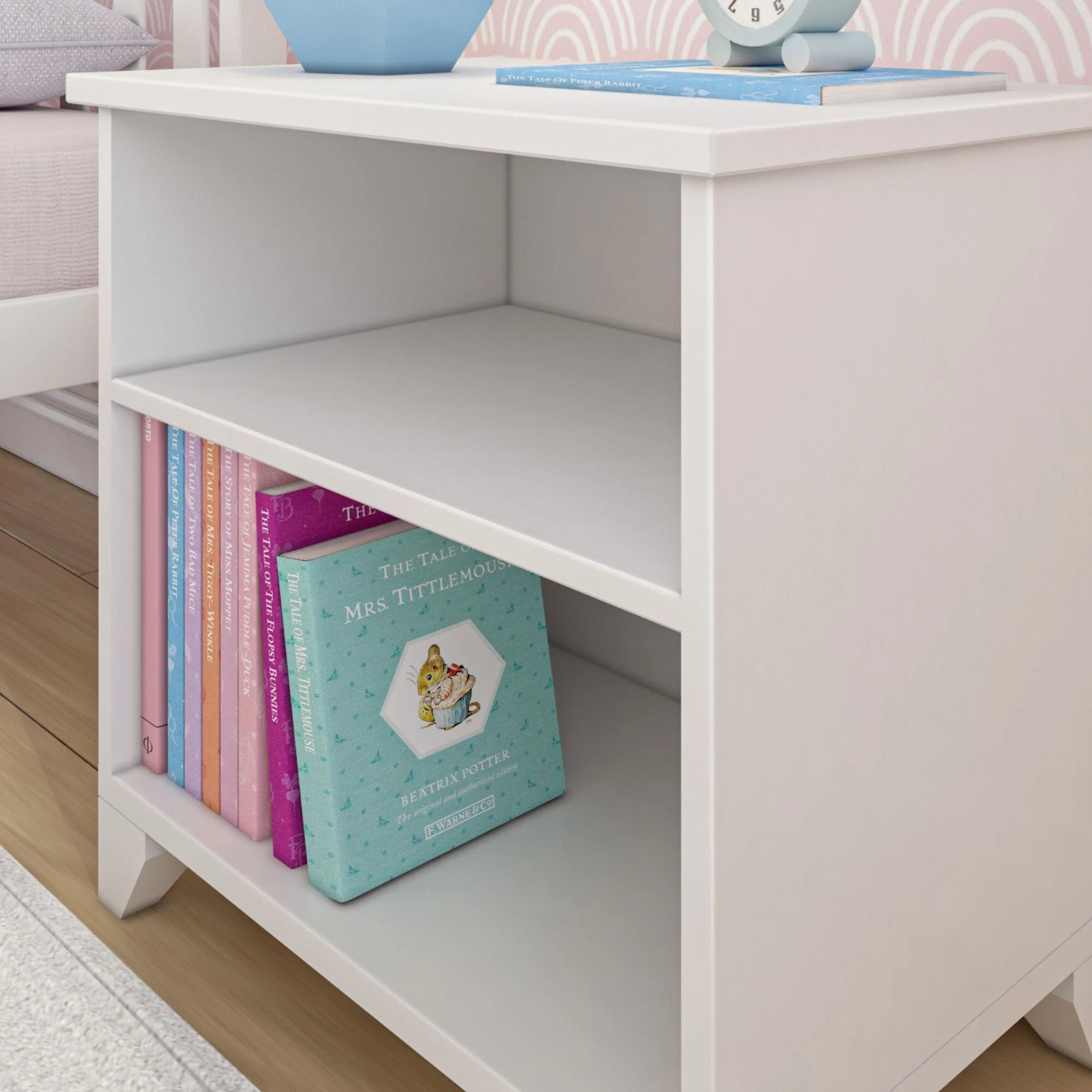 Classic Nightstand with Shelves - Image 17