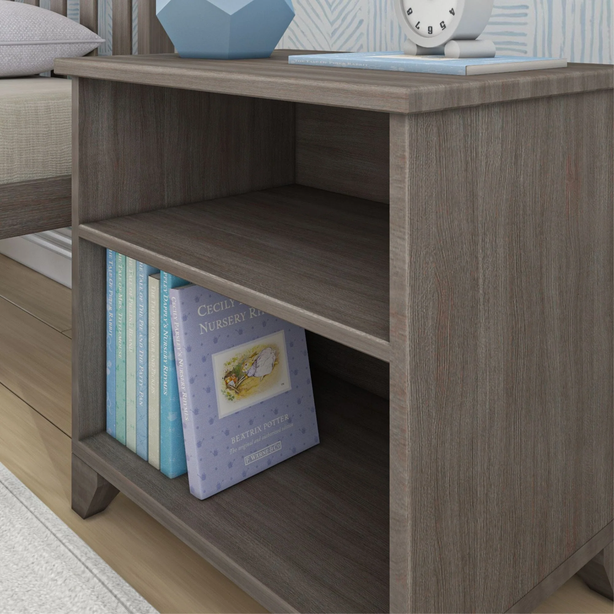 Classic Nightstand with Shelves - Image 20