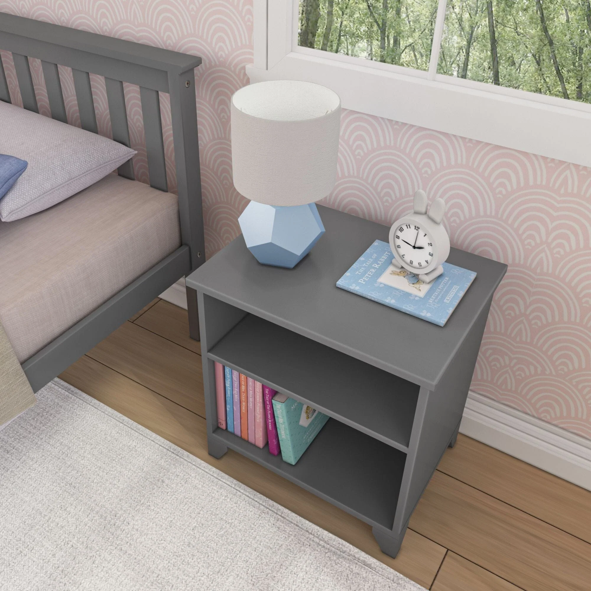 Classic Nightstand with Shelves - Image 23