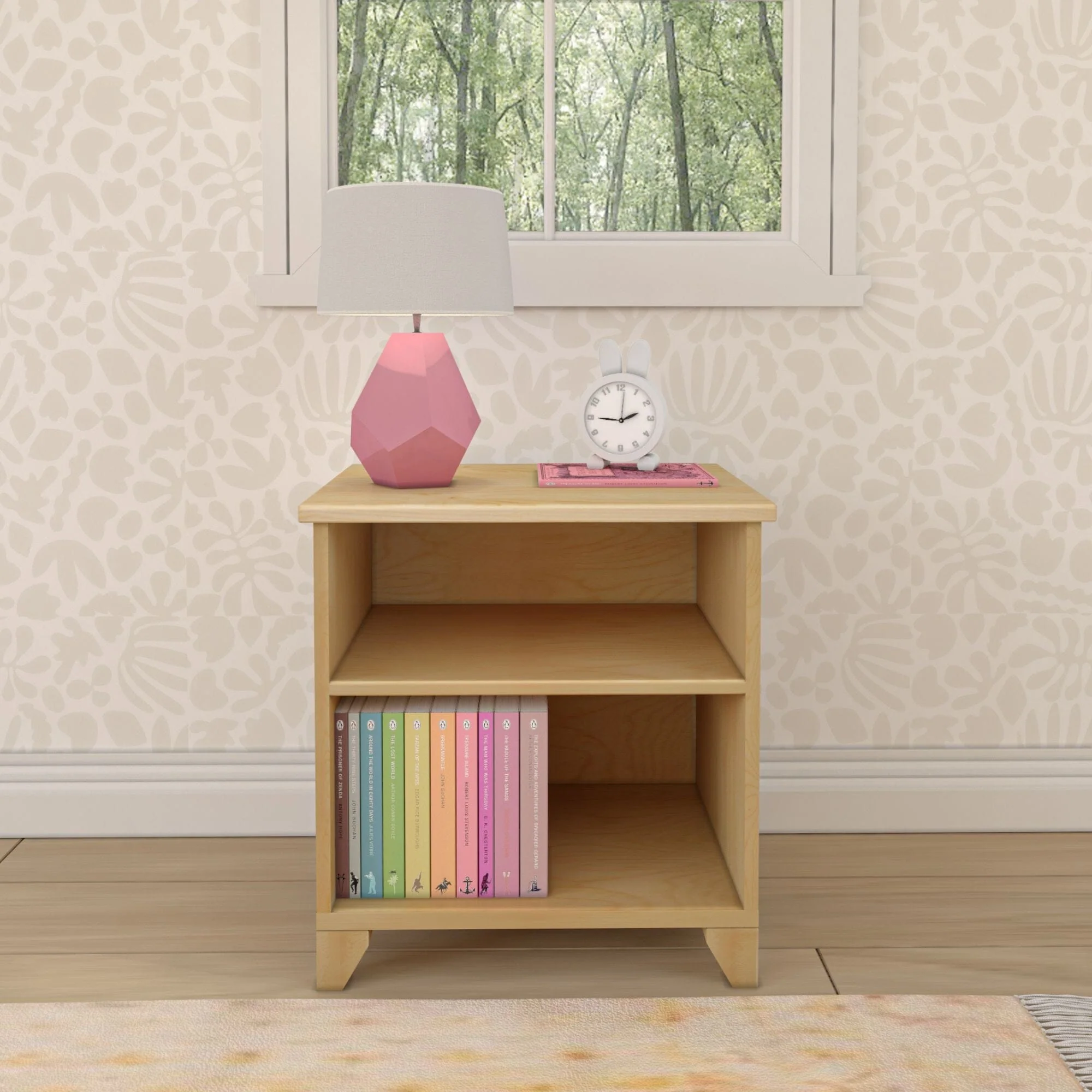 Classic Nightstand with Shelves - Image 6