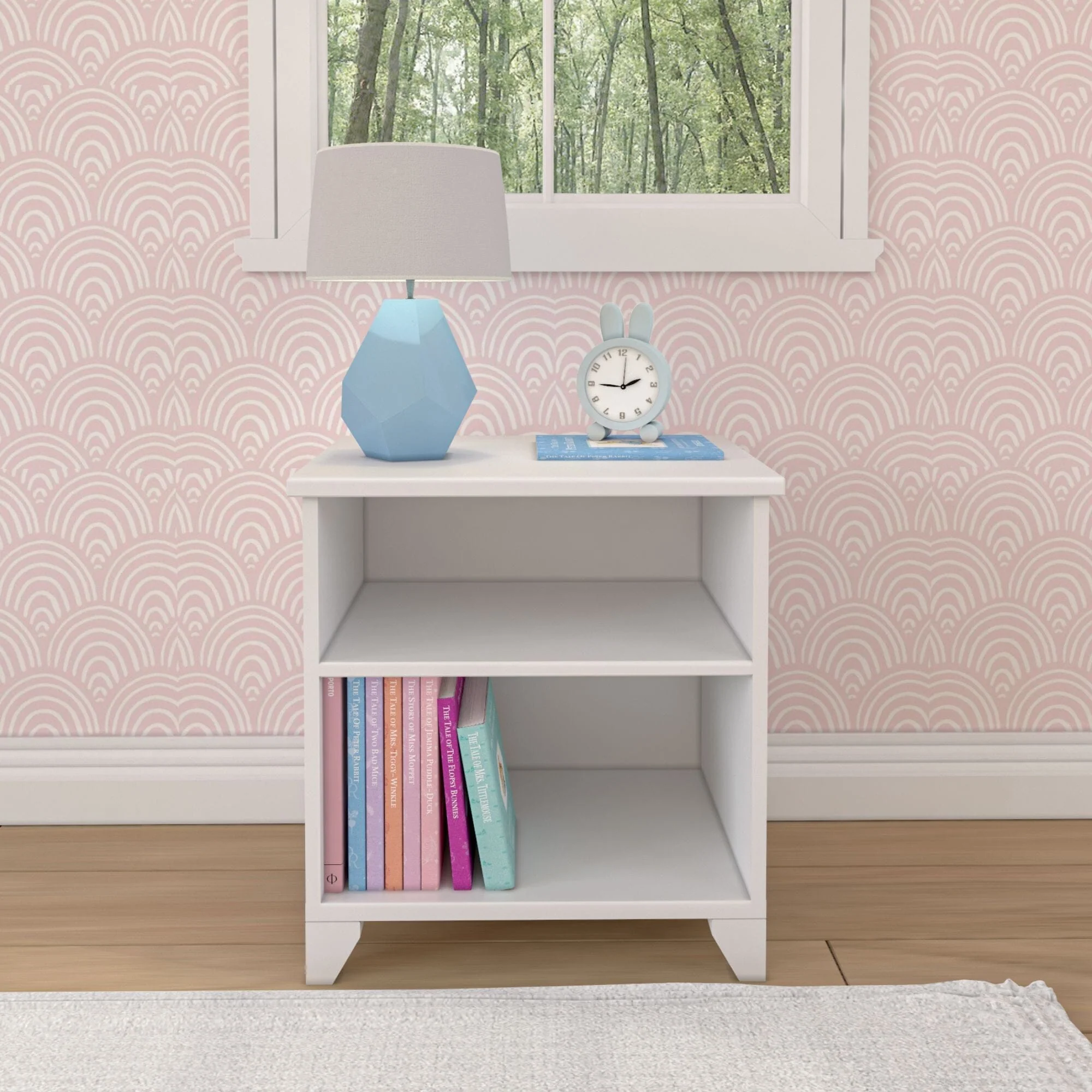 Classic Nightstand with Shelves - Image 7