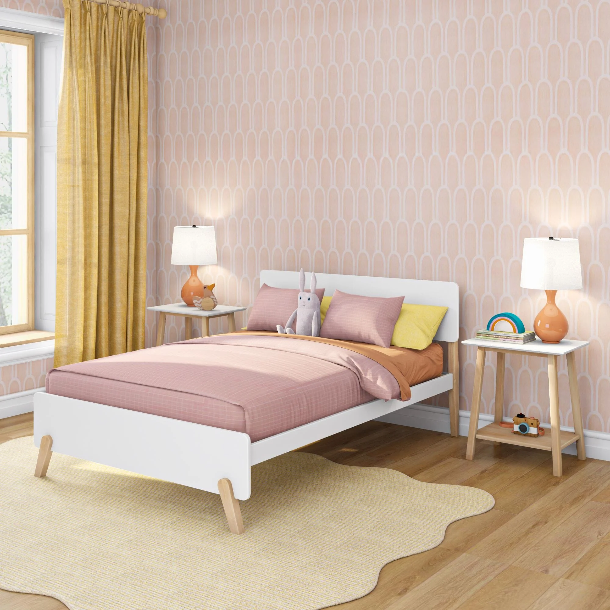 Mid-Century Modern Full Bed - Image 5