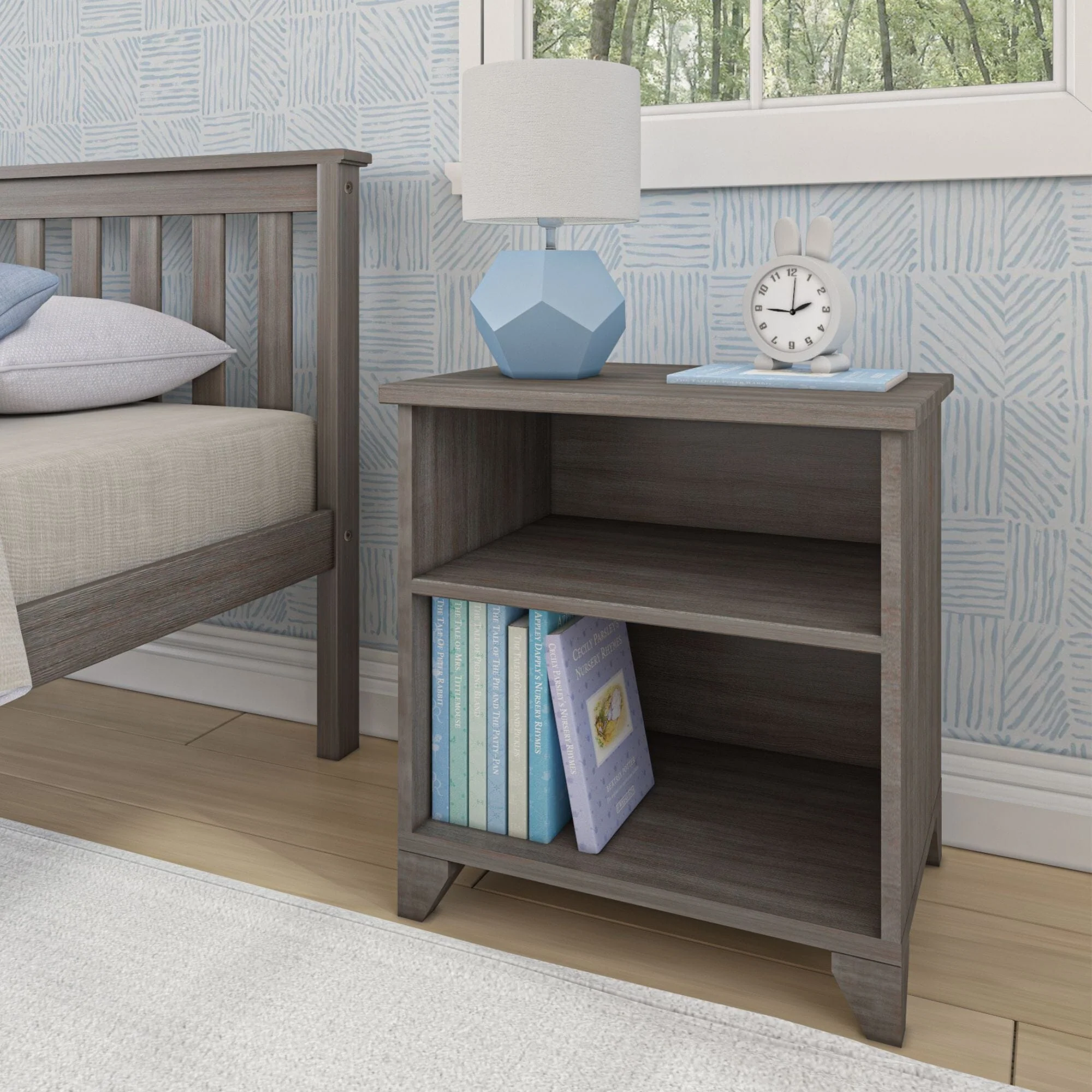 Classic Nightstand with Shelves - Image 5
