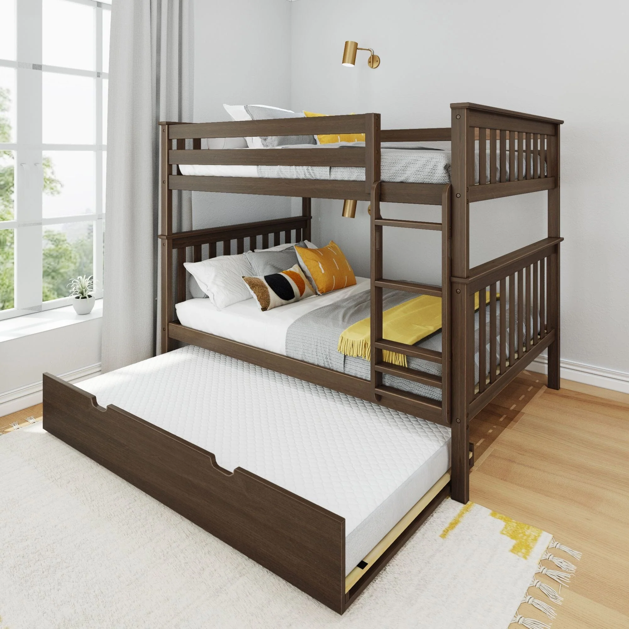 Full Over Full Bunk Bed With Trundle - Image 4