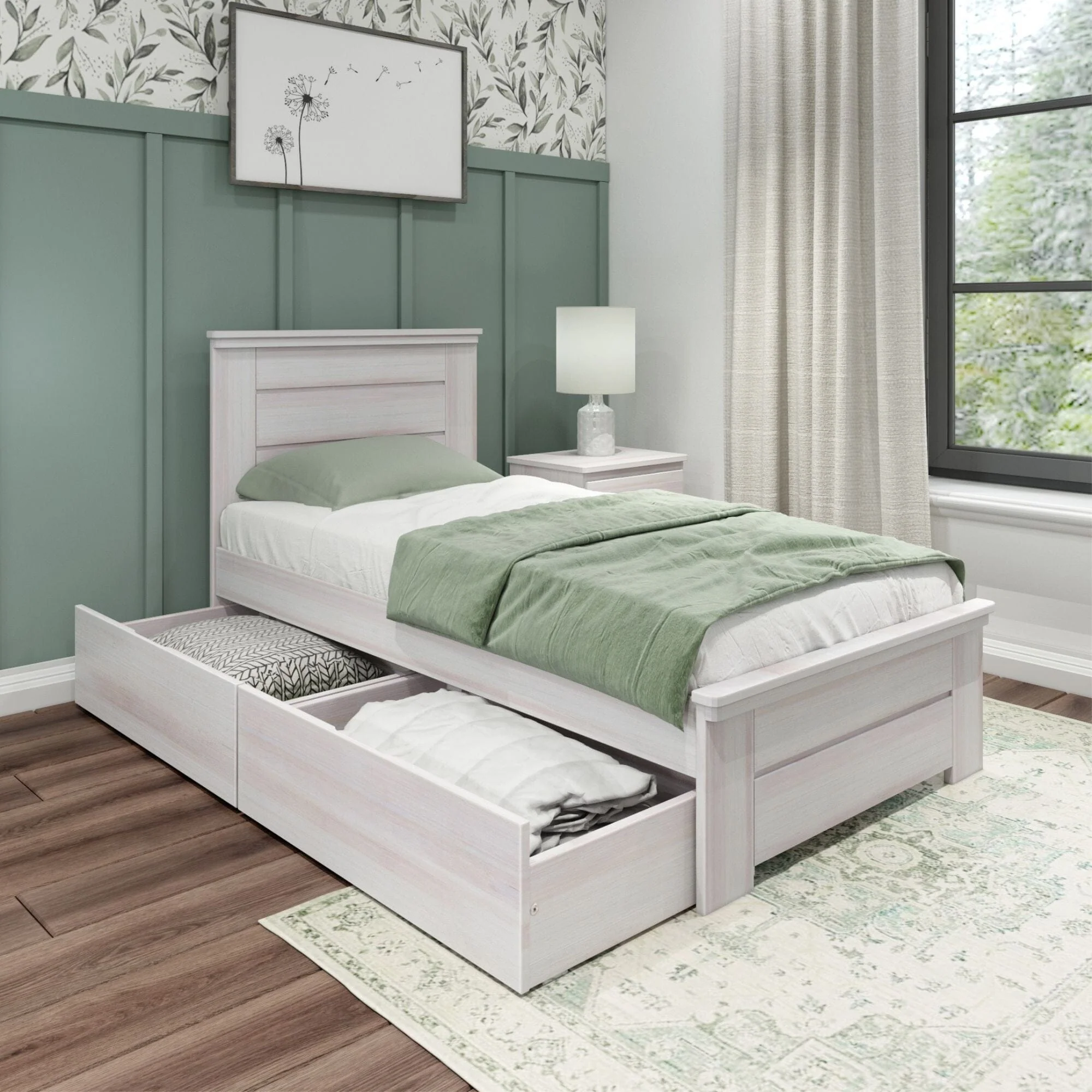 (Combined Listing) Modern Farmhouse Twin Panel Bed - Image 2