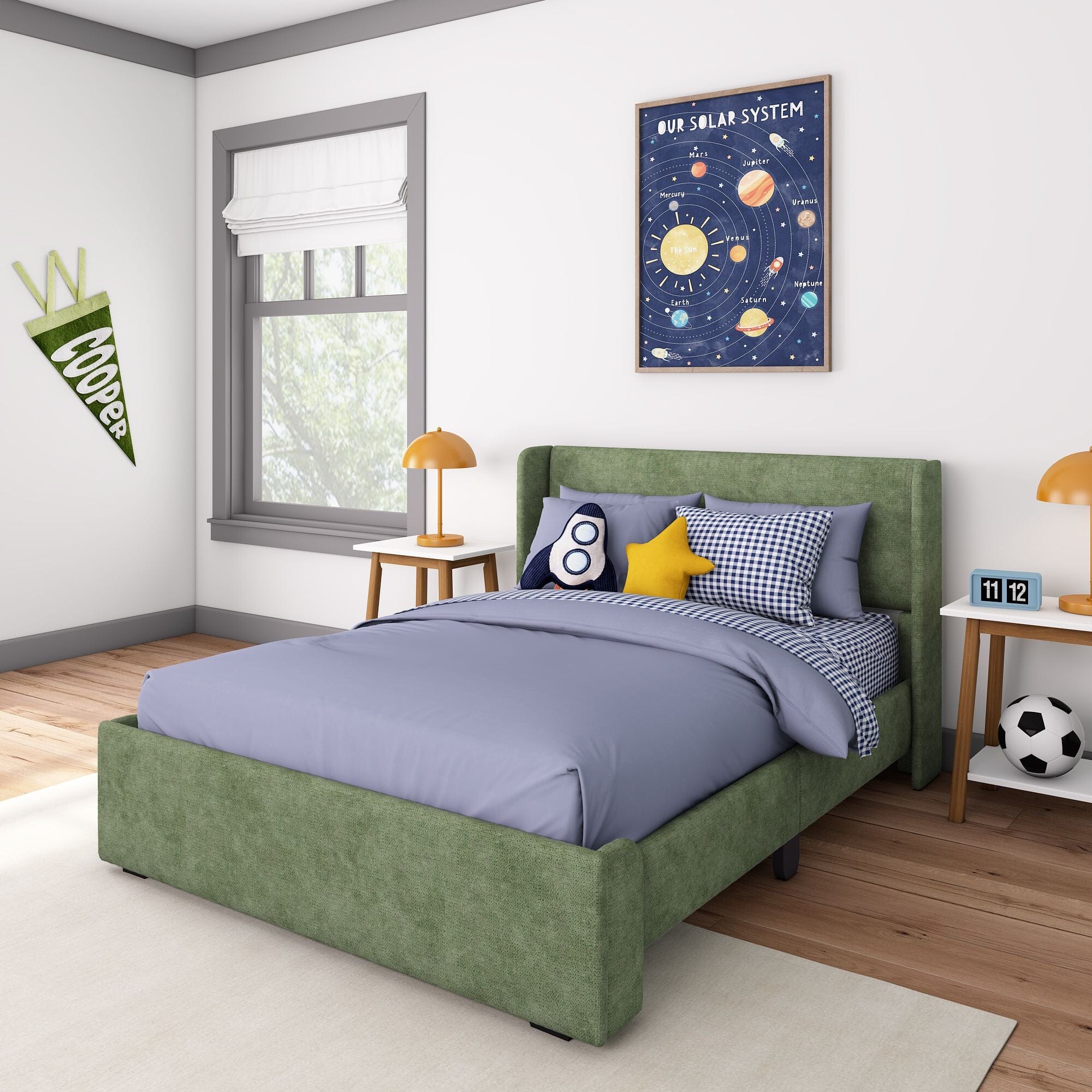Nicholas Upholstered Full Bed - Image 3