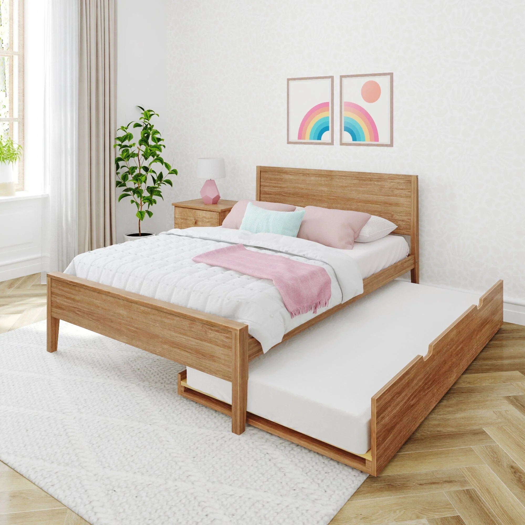 Full Panel Bed With Trundle - Image 3