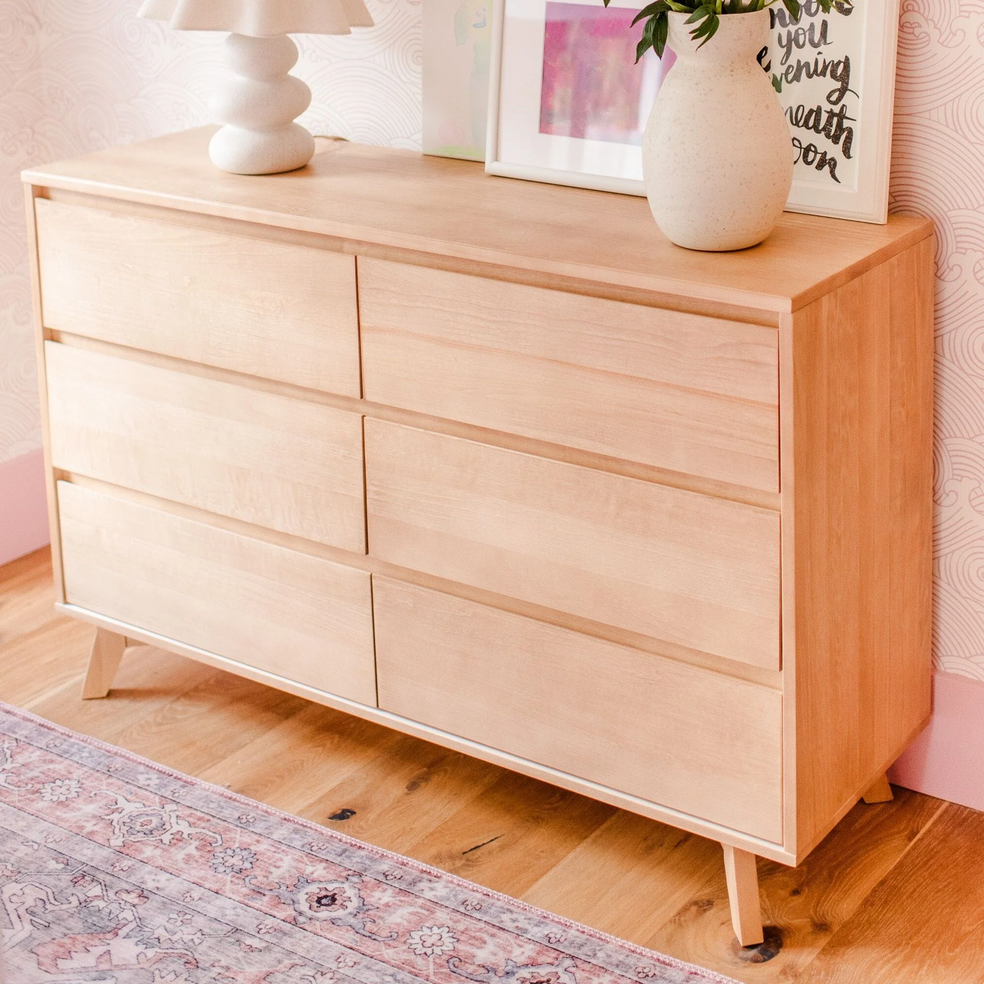 Scandinavian 6-Drawer Dresser - Image 4