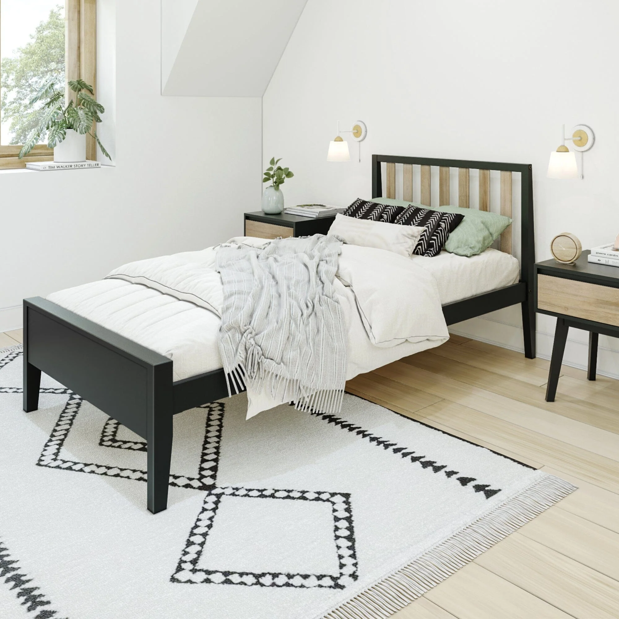 Scandinavian Twin Bed - Image 4