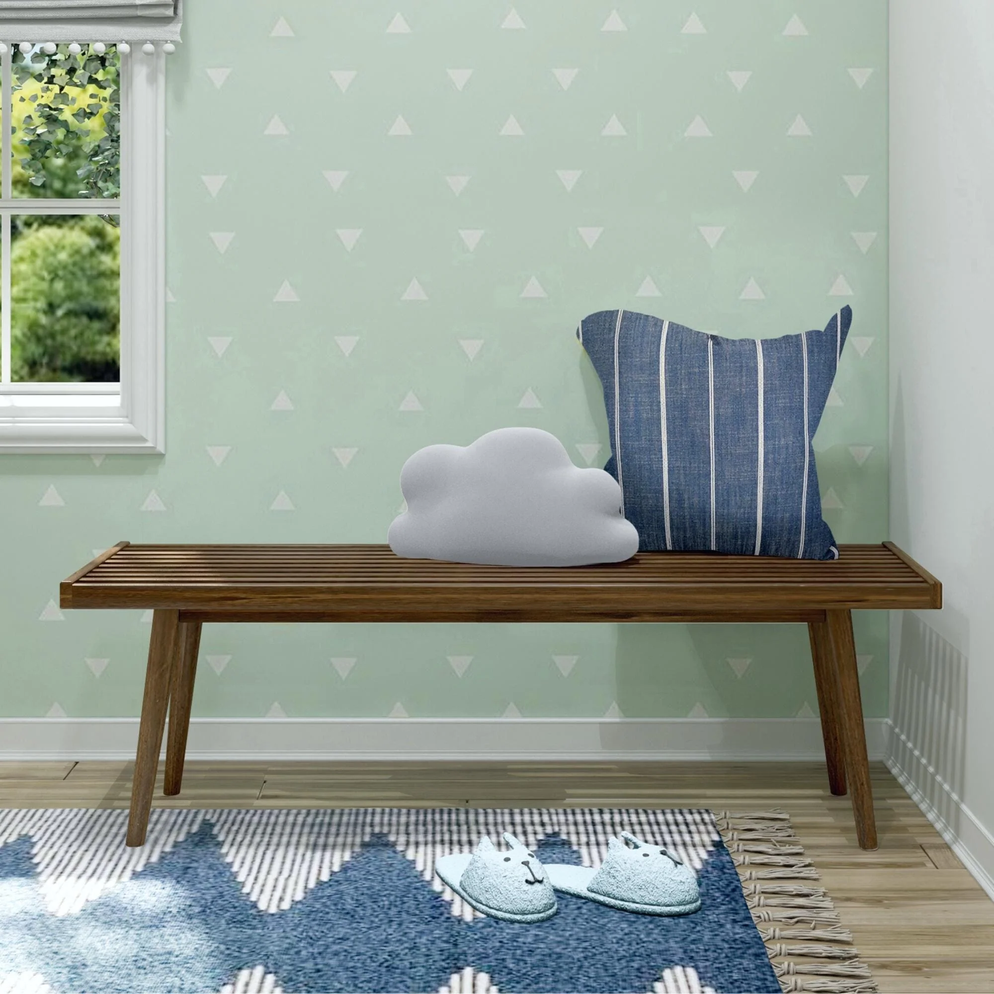 Solid Wood Large Bench - Image 6