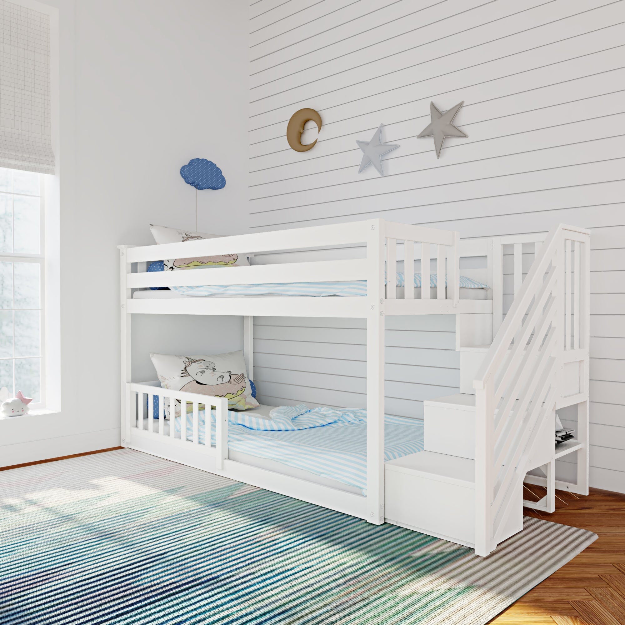 (Combined Listing) Twin Over Twin Low Bunk Bed - Image 3