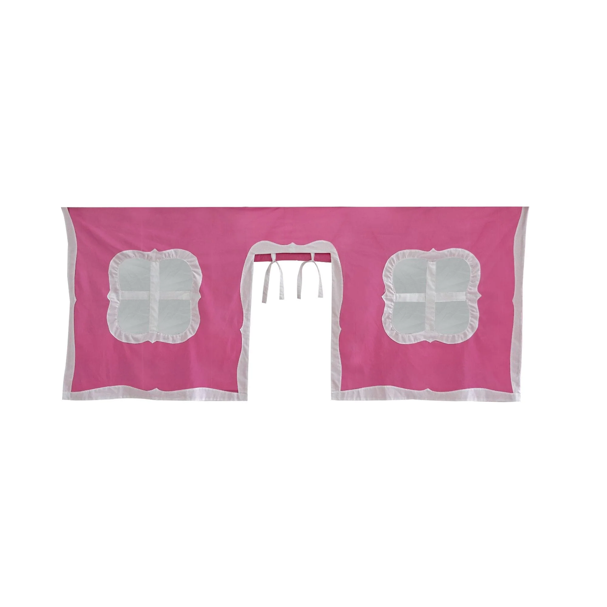 Cotton Underbed Curtain with Fancy Windows - Image 5