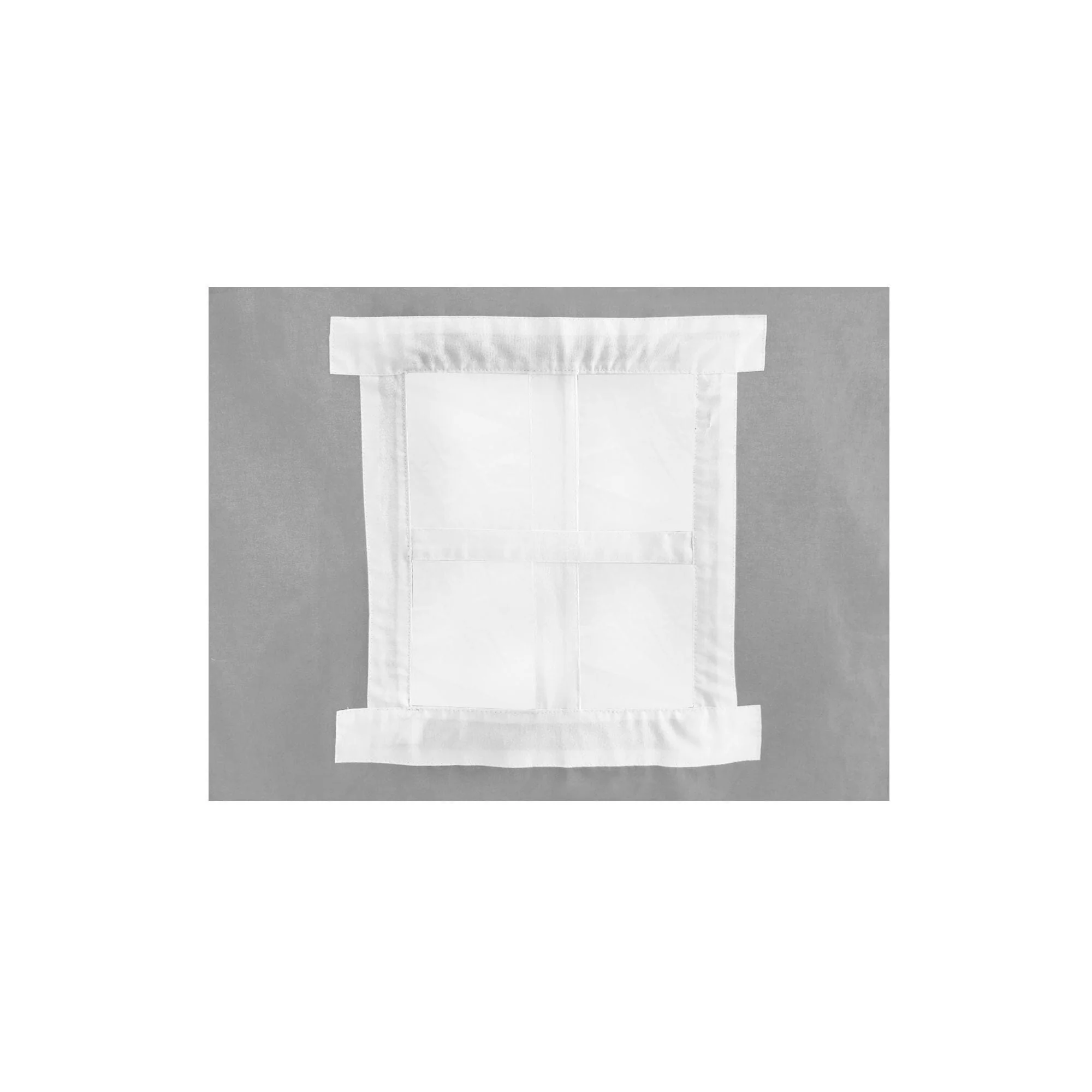 Cotton Underbed Curtain with Square Windows - Image 12