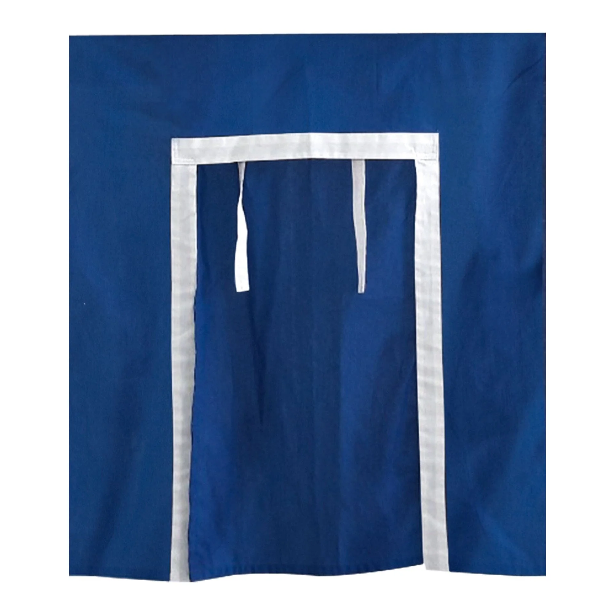 Cotton Underbed Curtain with Square Windows - Image 7