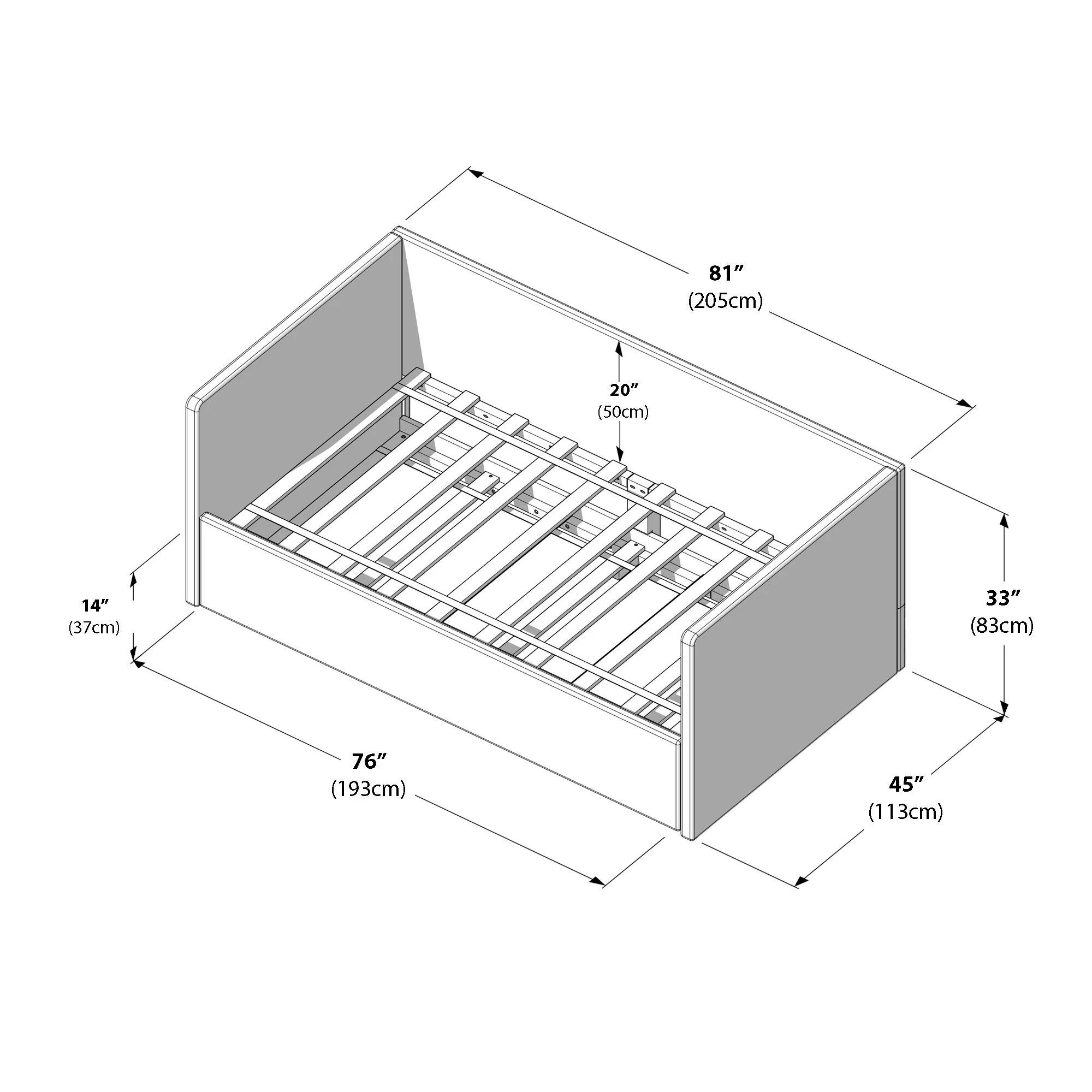 Delany Twin Daybed With Trundle - Image 24
