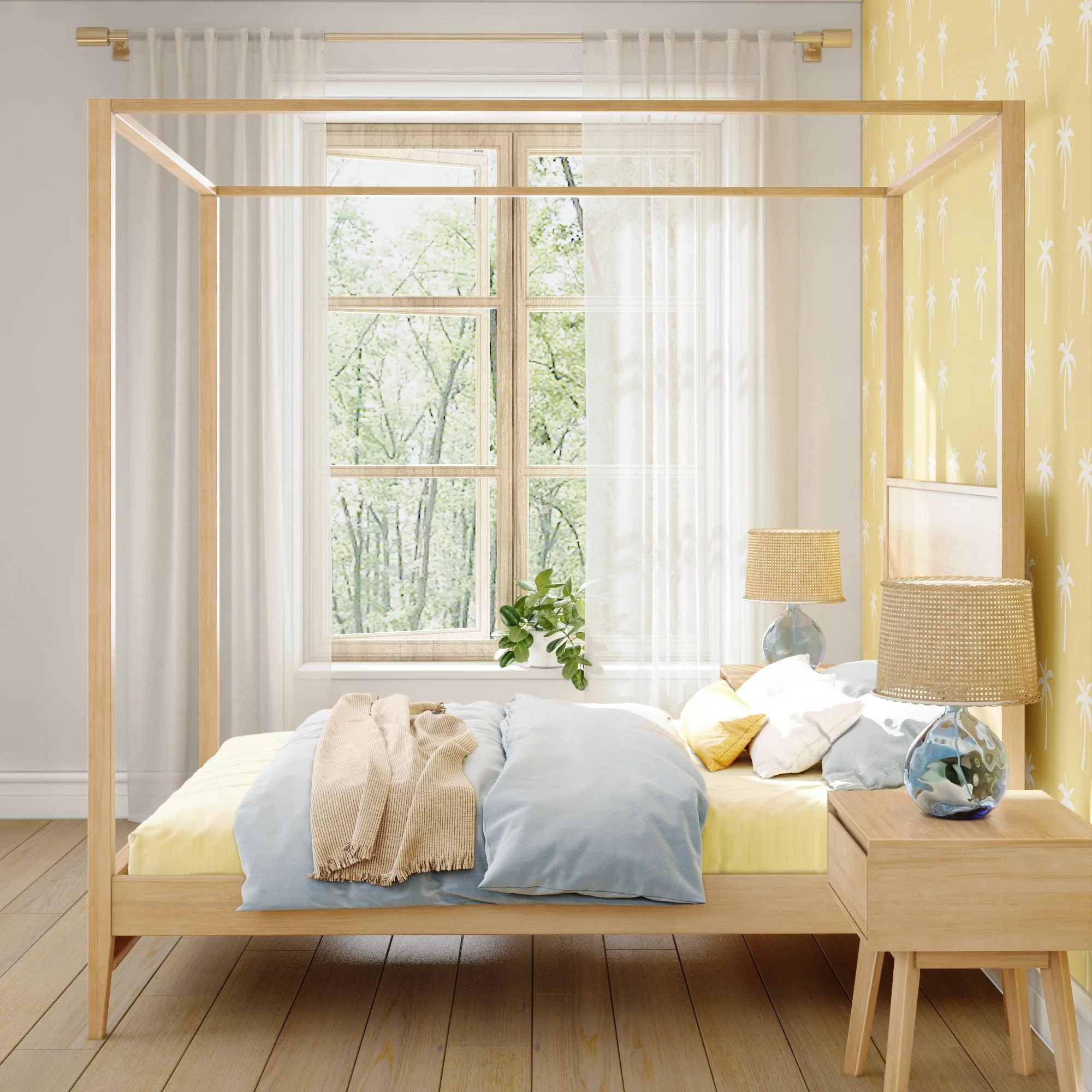 Dylan Full Canopy Bed - Image 24