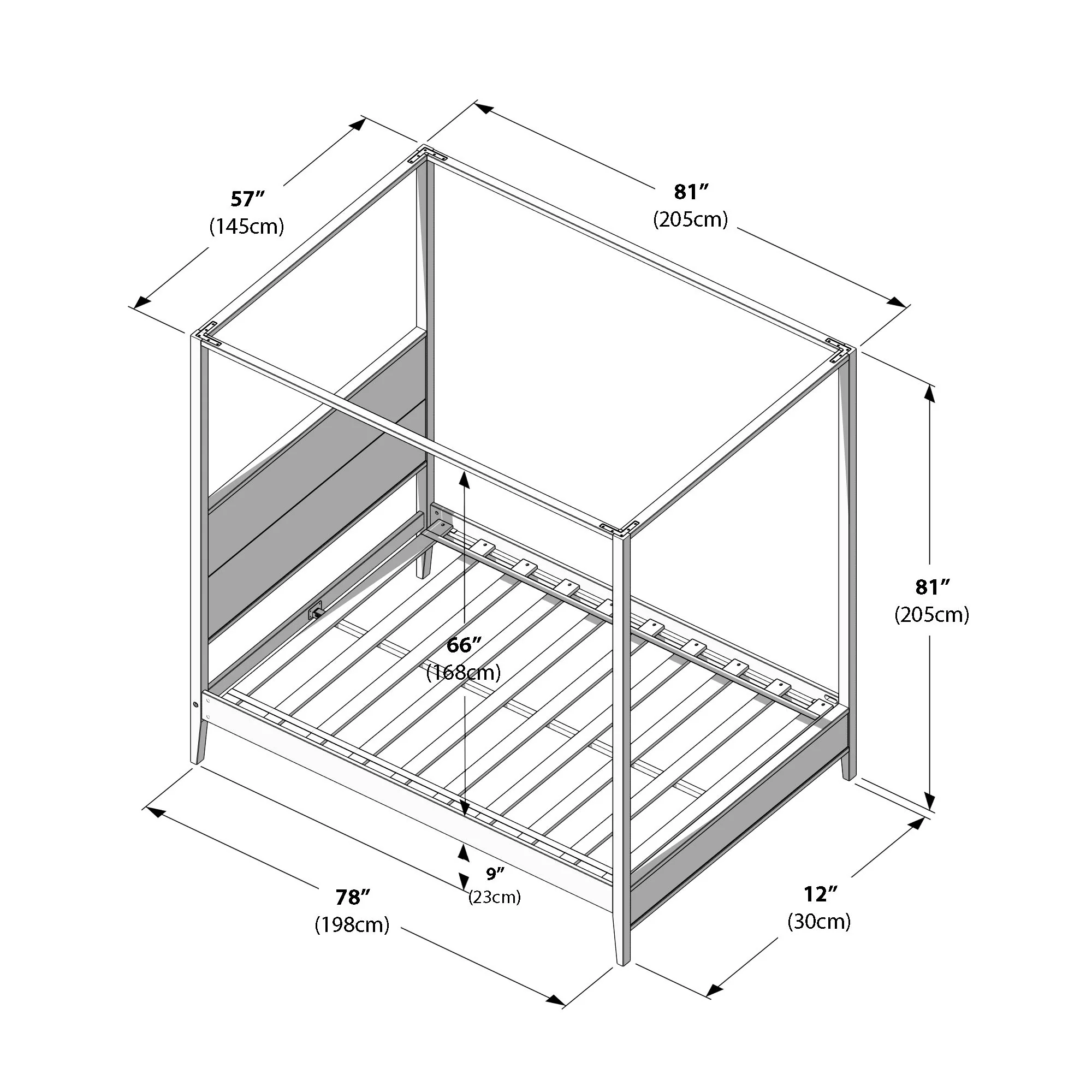 Dylan Full Canopy Bed - Image 25