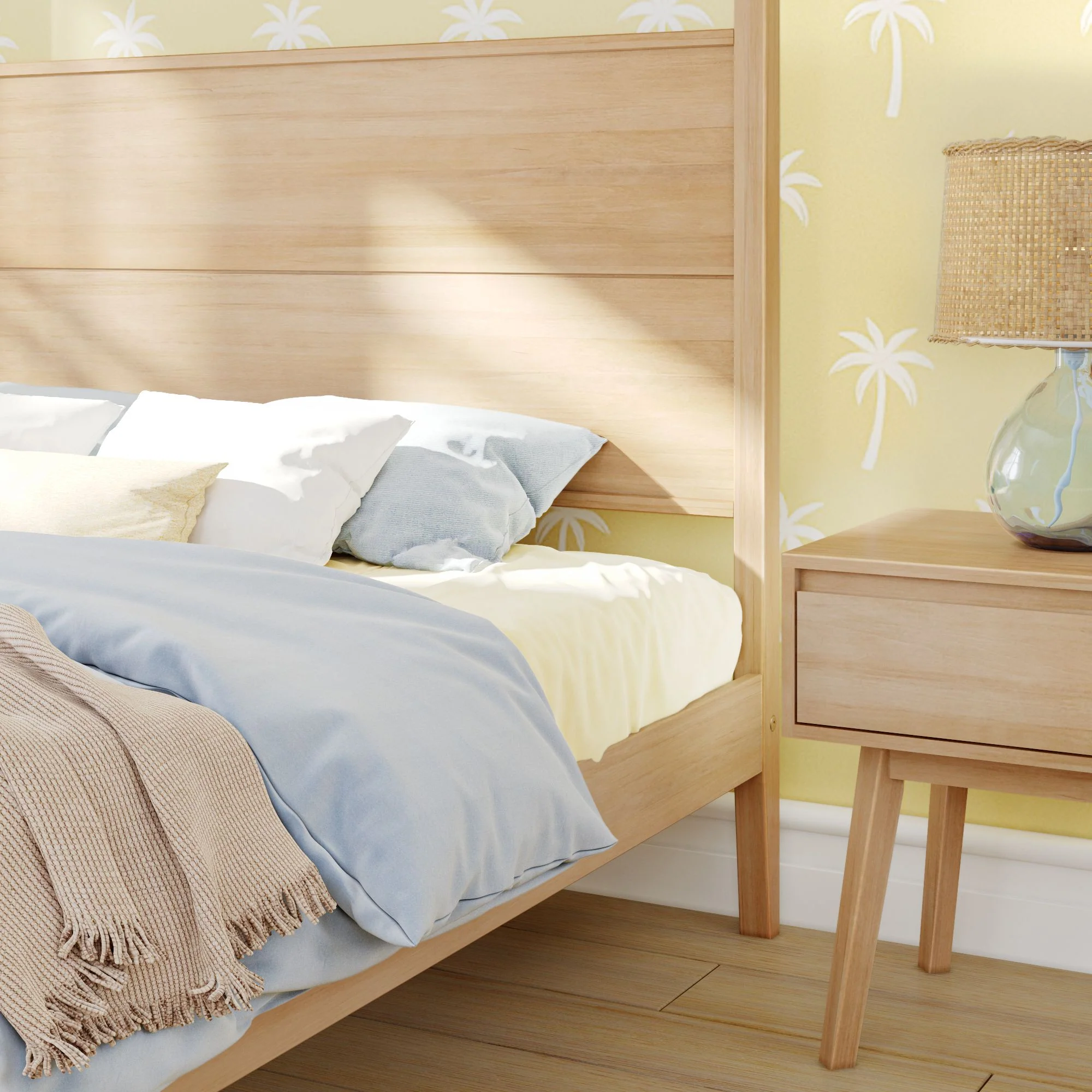Dylan Queen Canopy Bed - Image 14