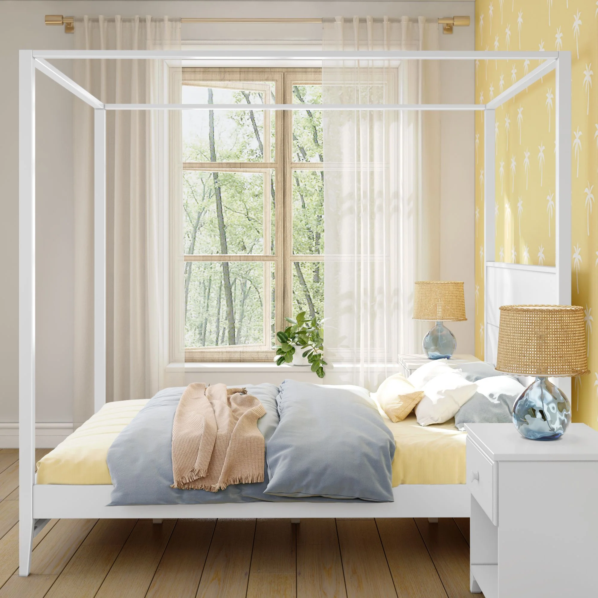 Dylan Queen Canopy Bed - Image 24
